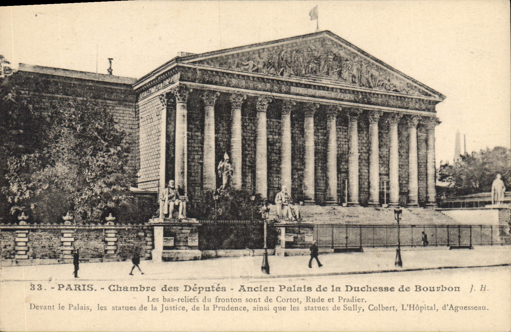CPA Paris Chambre des Deputes Ancien palais de la Duchesse de Bourbon