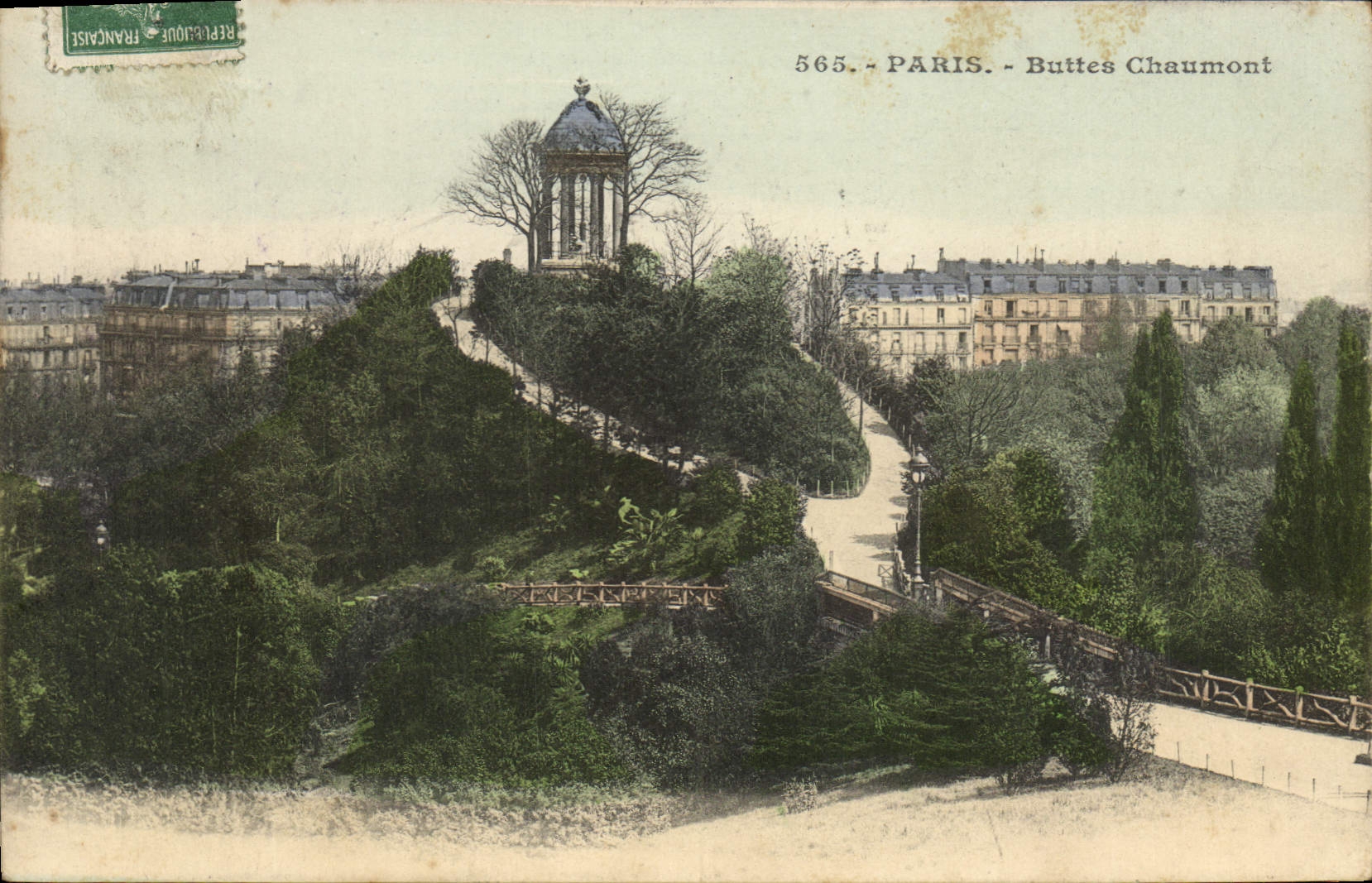 CPA Paris Buttes Chaumont 