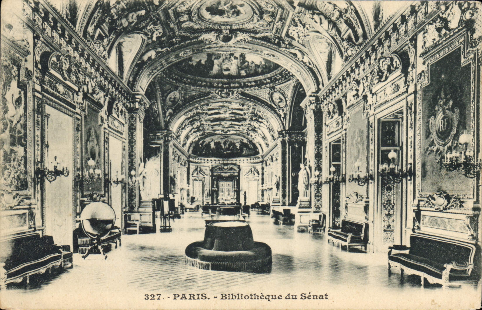 CPA Paris Bibliotheque du Senat 