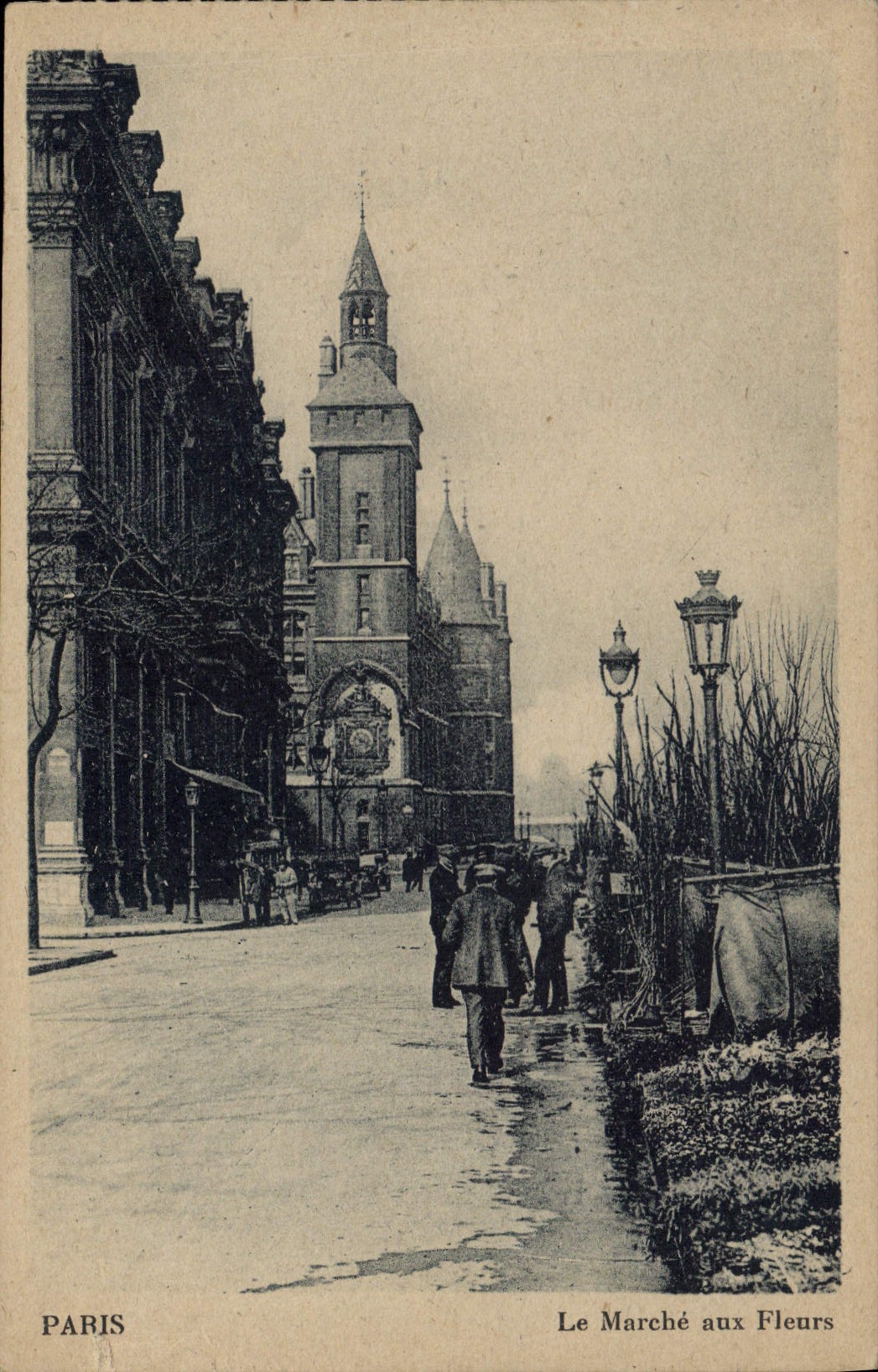 CPA Paris Le Marche aux Fleaurs 