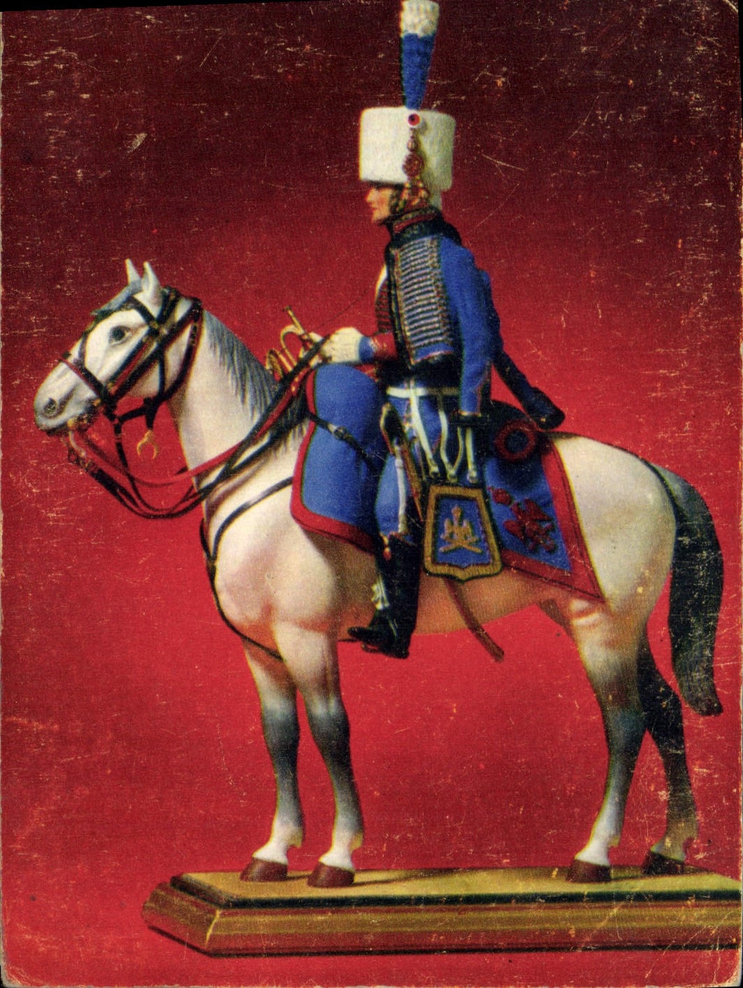 CPA Ier Empire Artilleur a cheval de la Garde imperiale Trompette