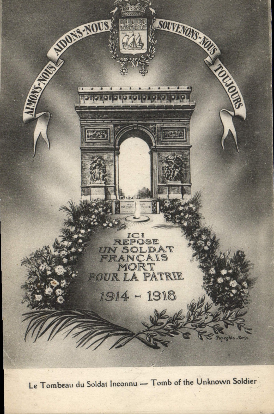 CPA Le Tombeau du Soldat Inconnu 