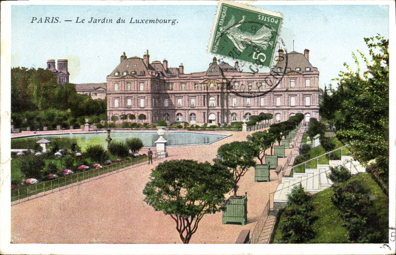 CPA Paris La Jardin du Luxembourg 
