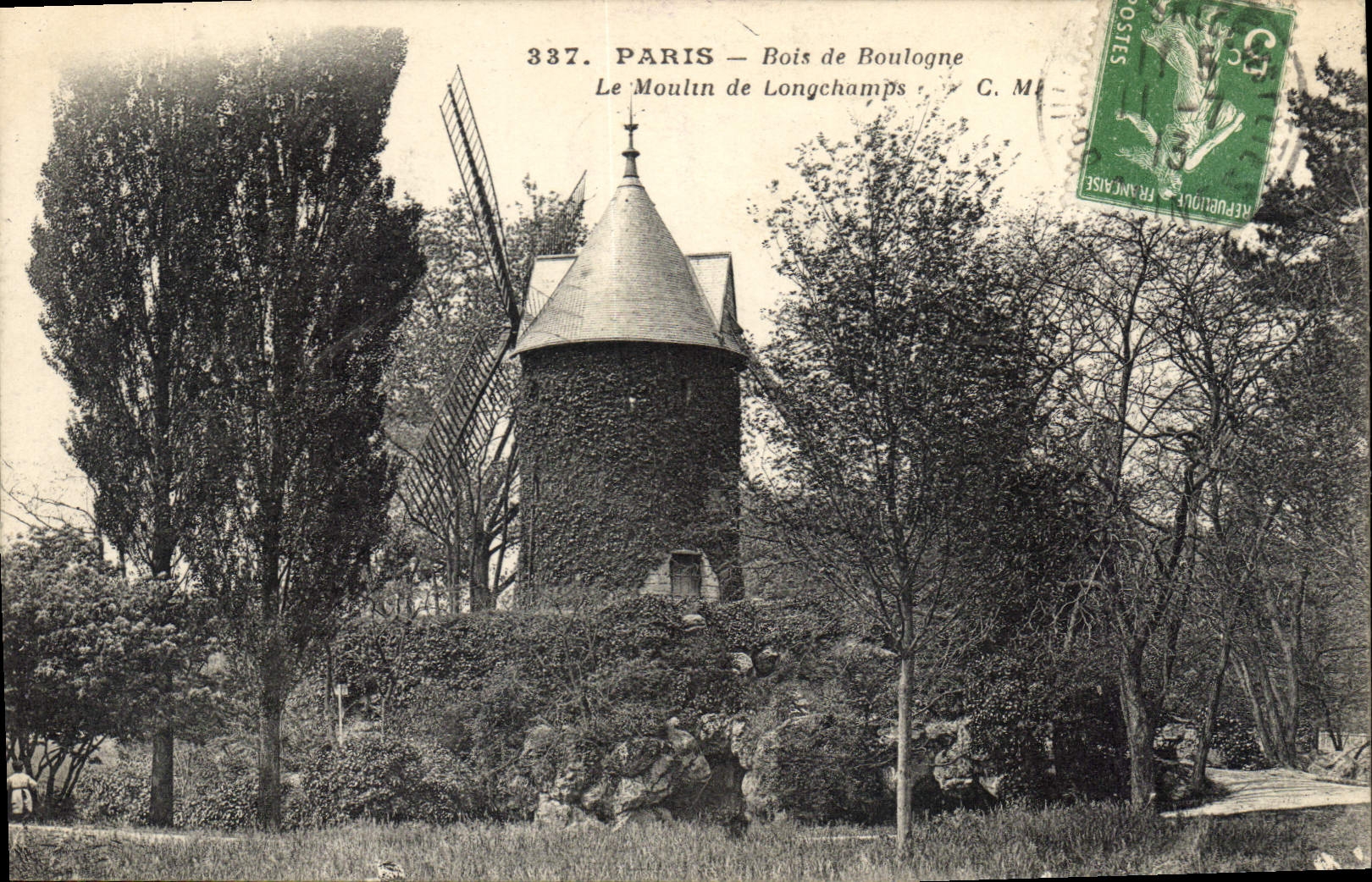 CPA Paris Bois de Boulogne Le Moulin de Longchamps 