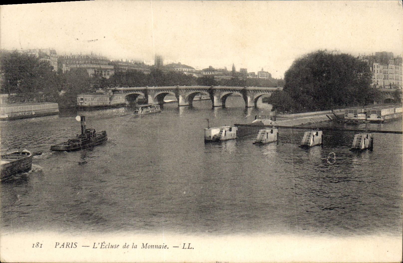 CPA Paris L'Ecluse de la Monnaie 