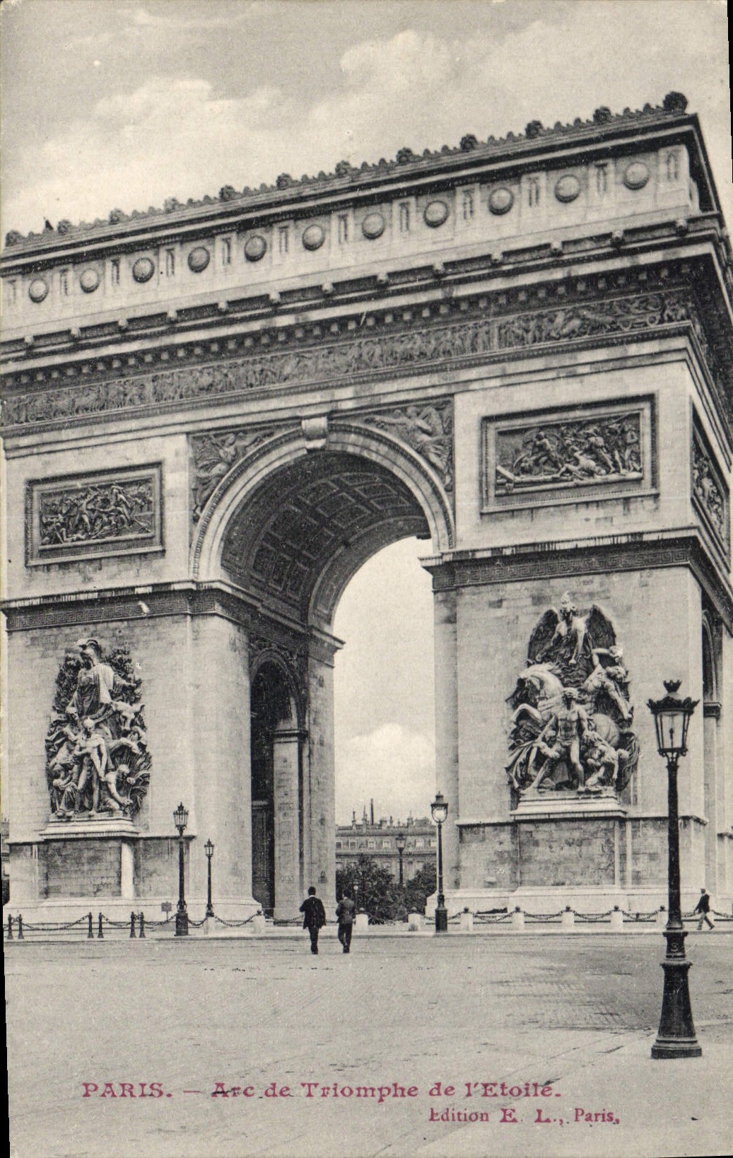 CPA Paris Arc de Triomphe de l'Etoile