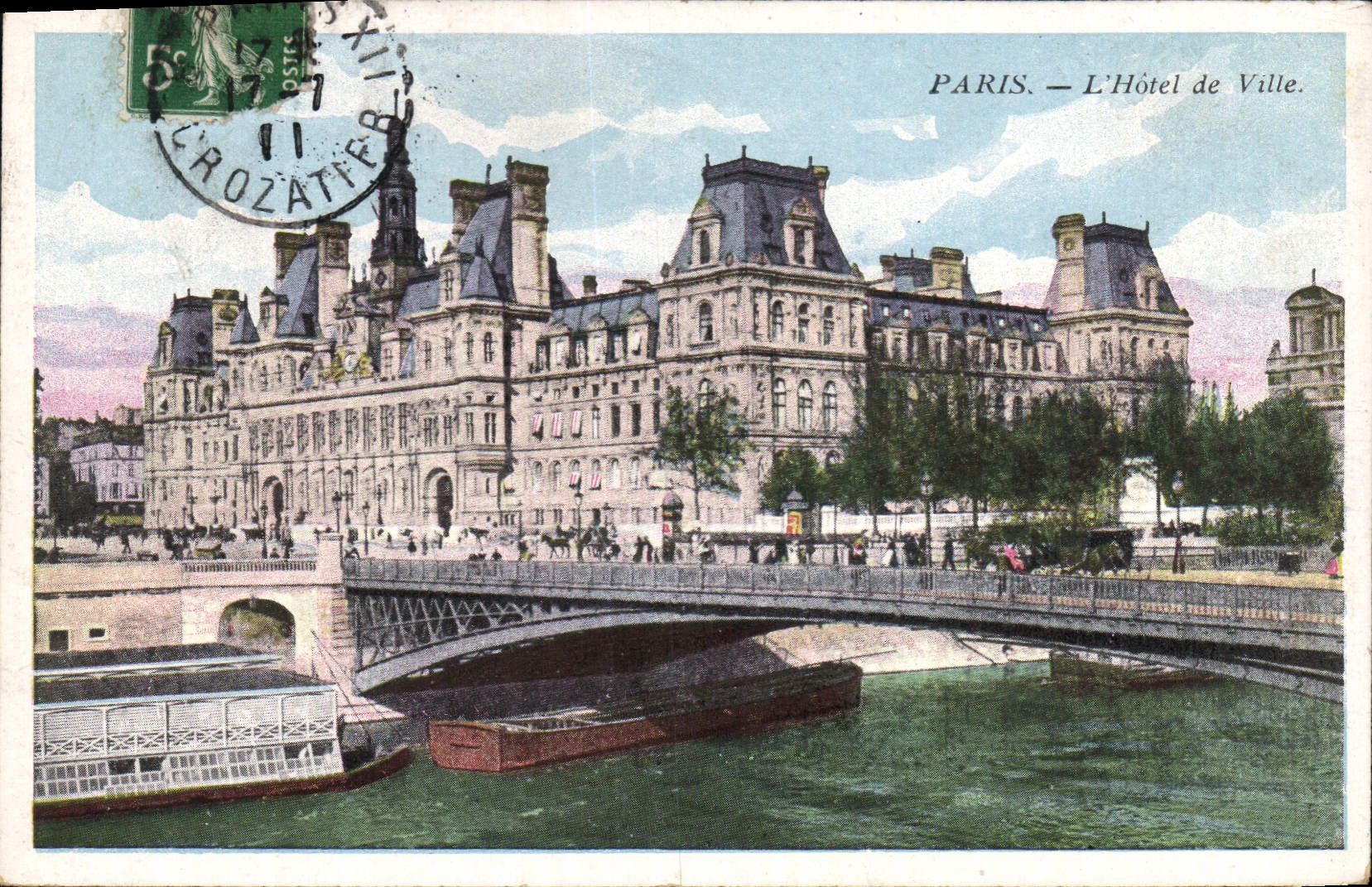 CPA Paris L'Hotel de Ville