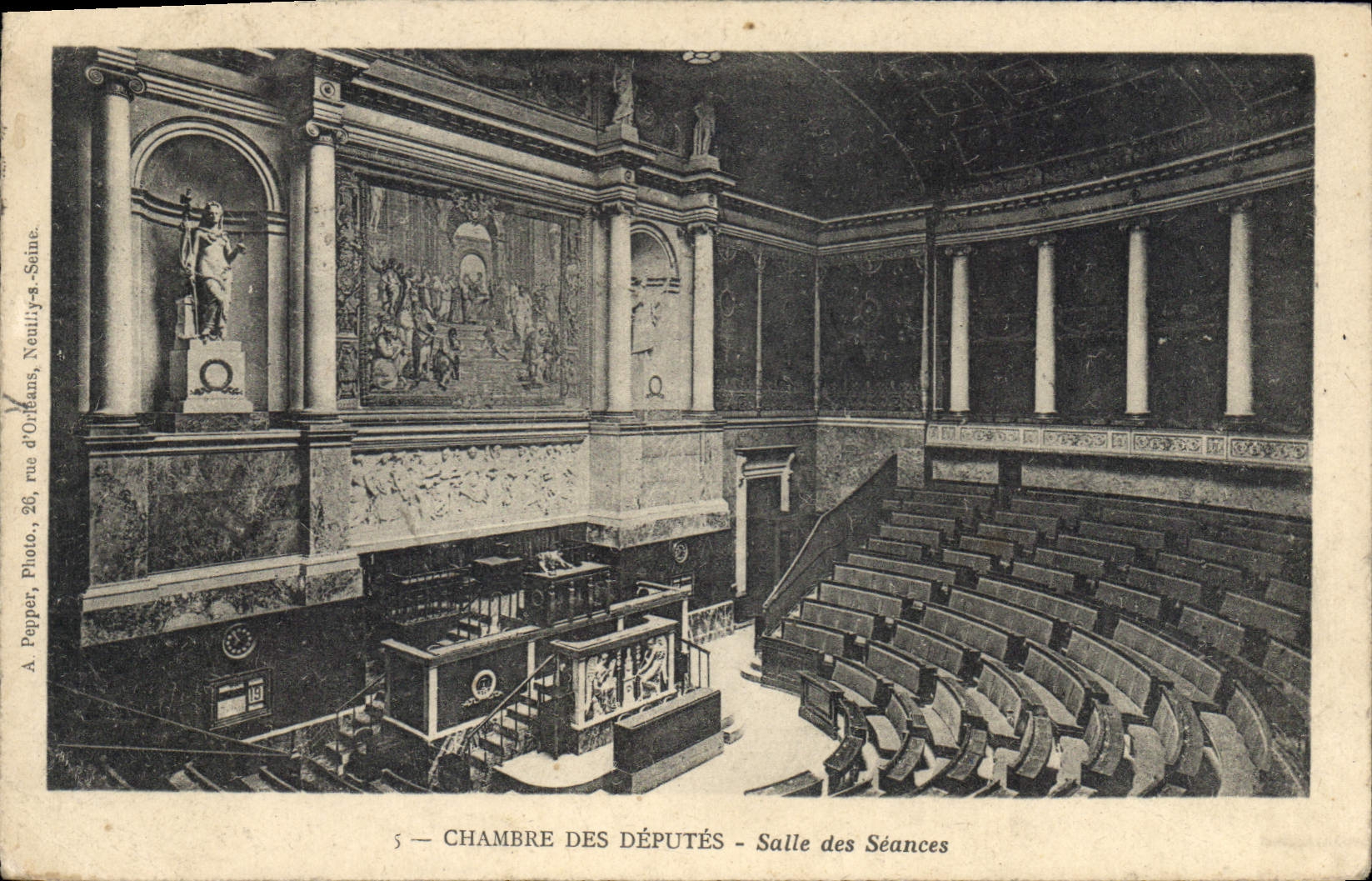 CPA Chambre des Deputes Salle des Seances 