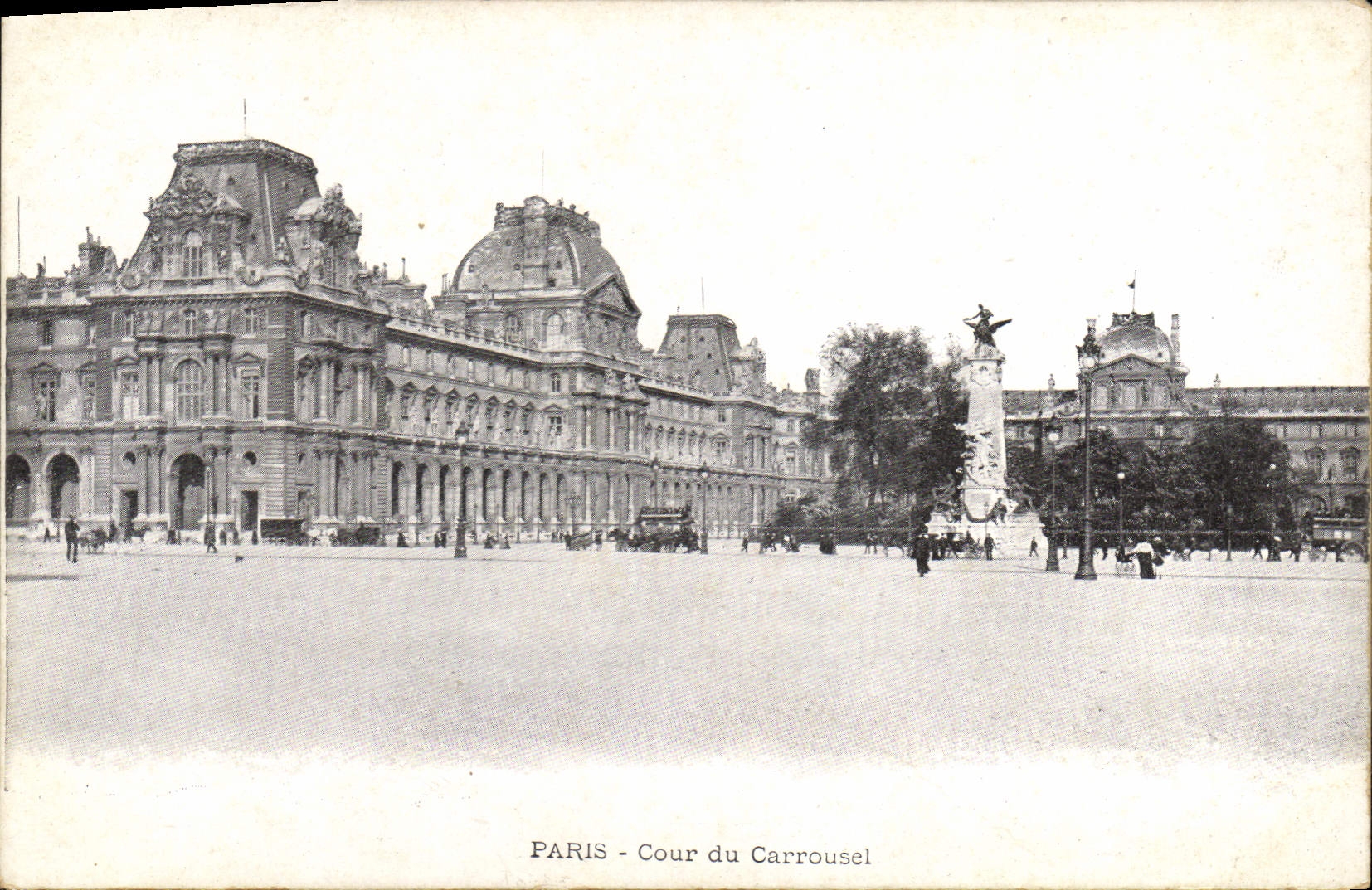 CPA Paris Cour du Carrousel 
