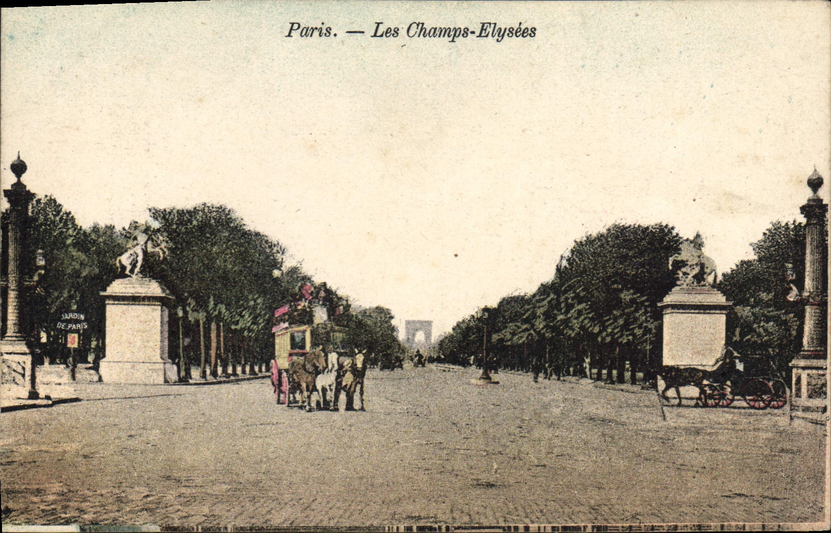 CPA Paris les Champs Elysees 