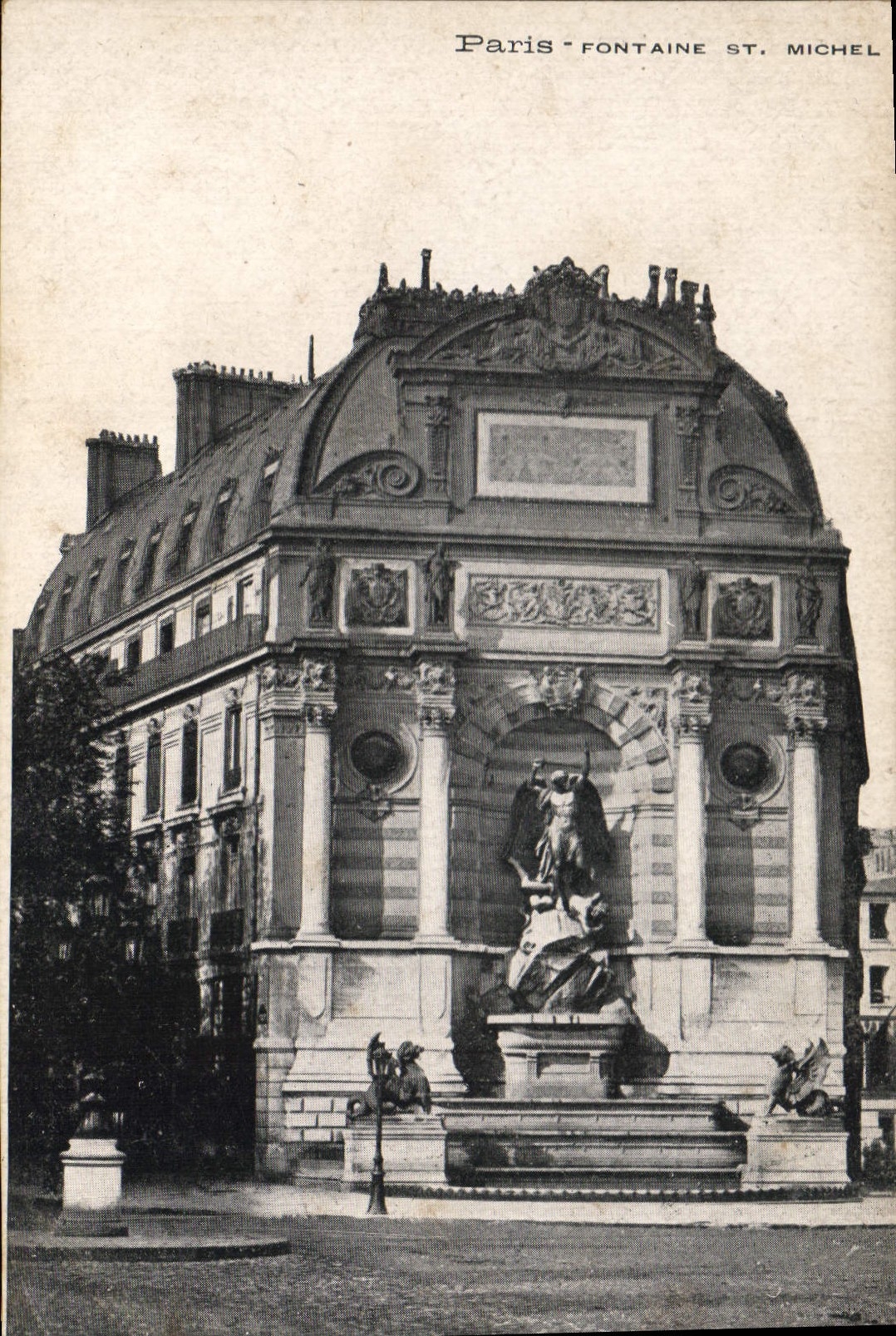 CPA Paris Fontaine St Michel 