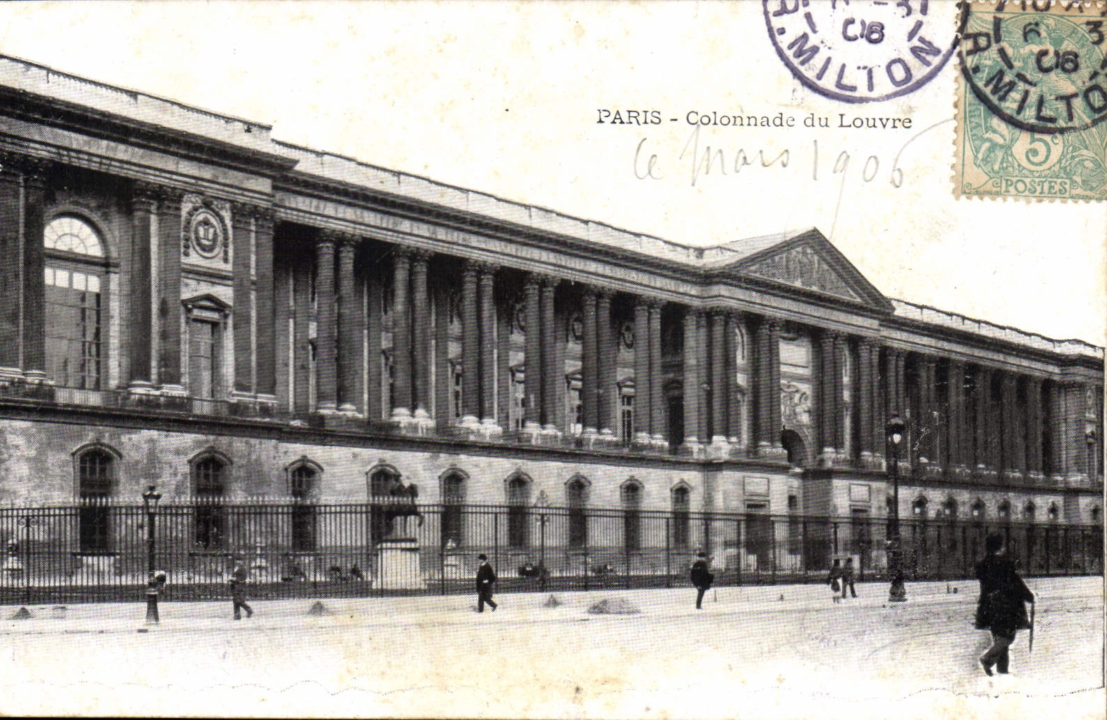 CPA Paris Colonnade du Louvre 