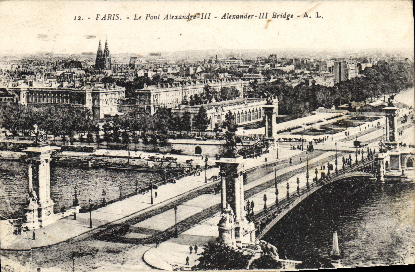 CPA Paris Le Pont Alexandre III 