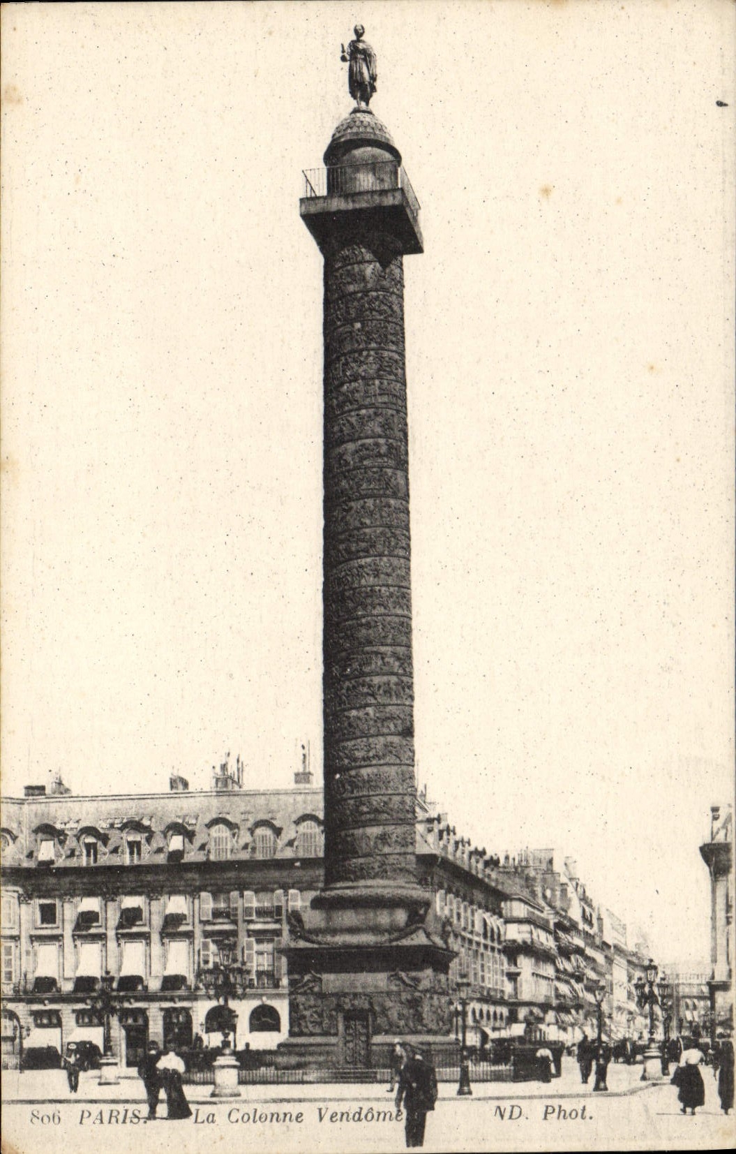 CPA Paris La Colonne Vendome 