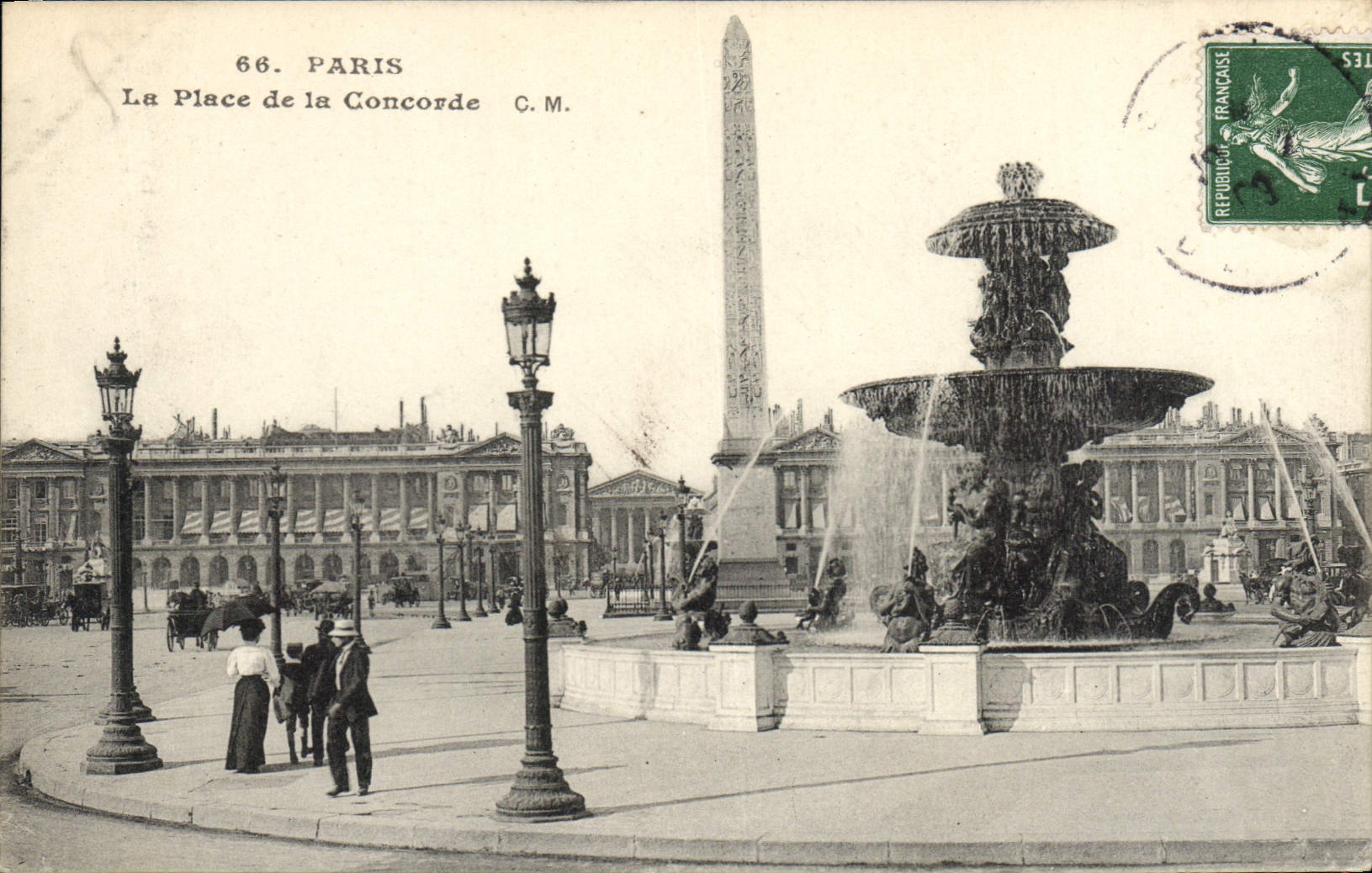 CPA Paris La Place de la Concorde