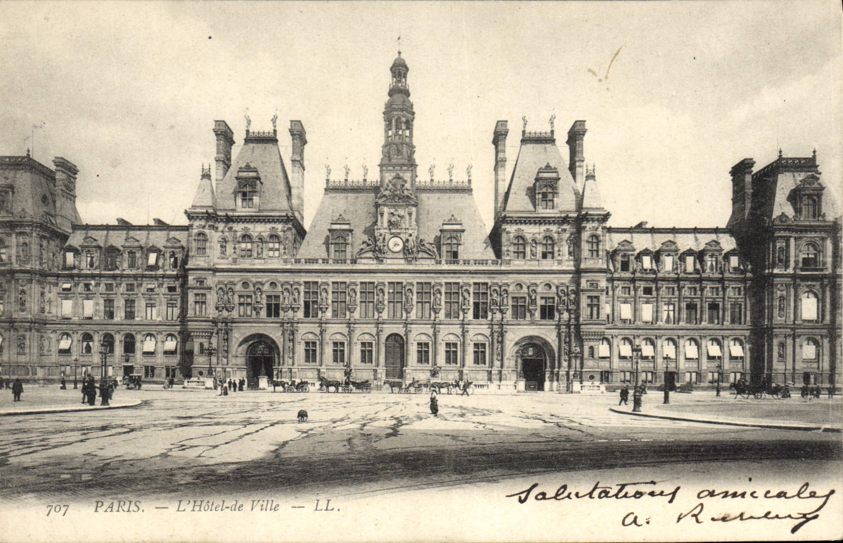 CPA Paris L'Hotel de Ville