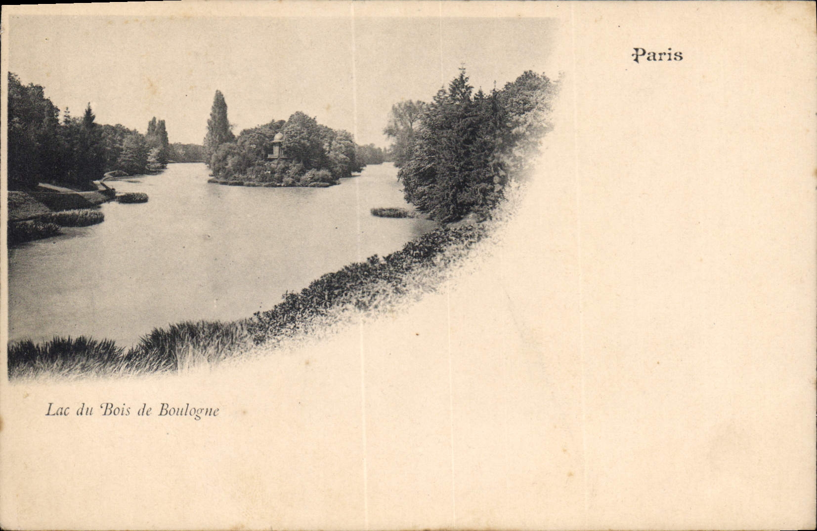 CPA Paris Lac du Bois de Boulogne 