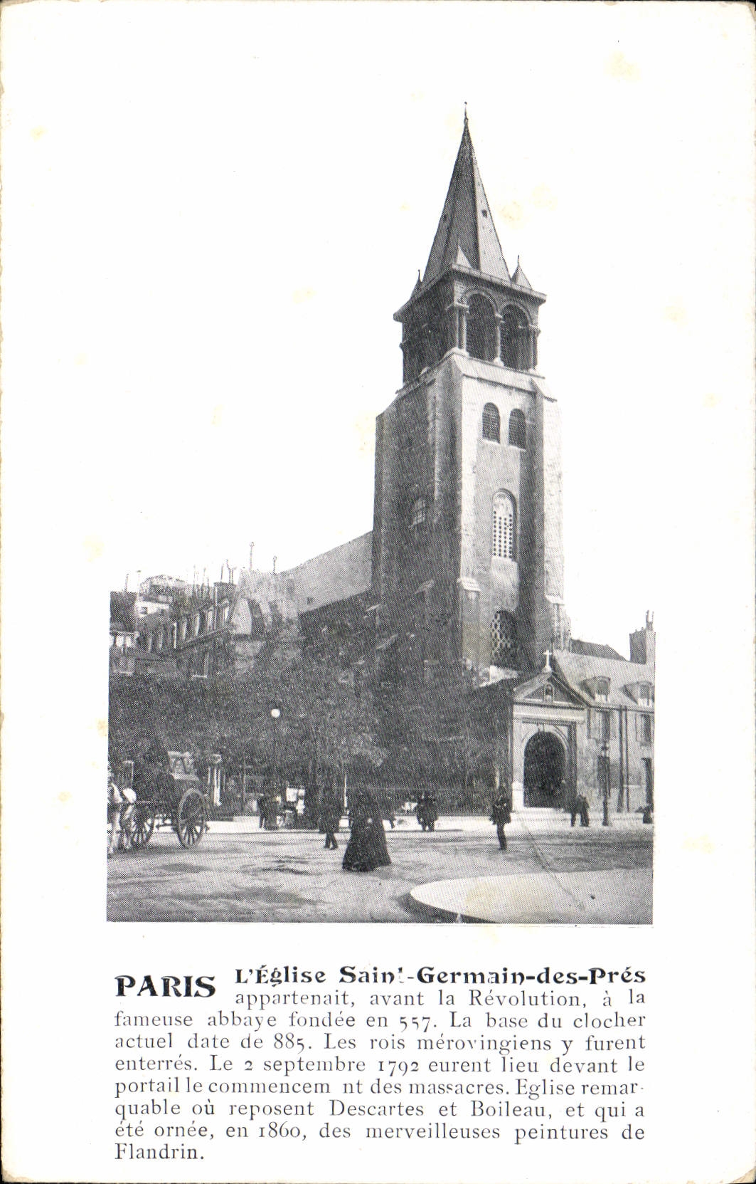 CPA Paris l'Eglise Saint Germain des Pres