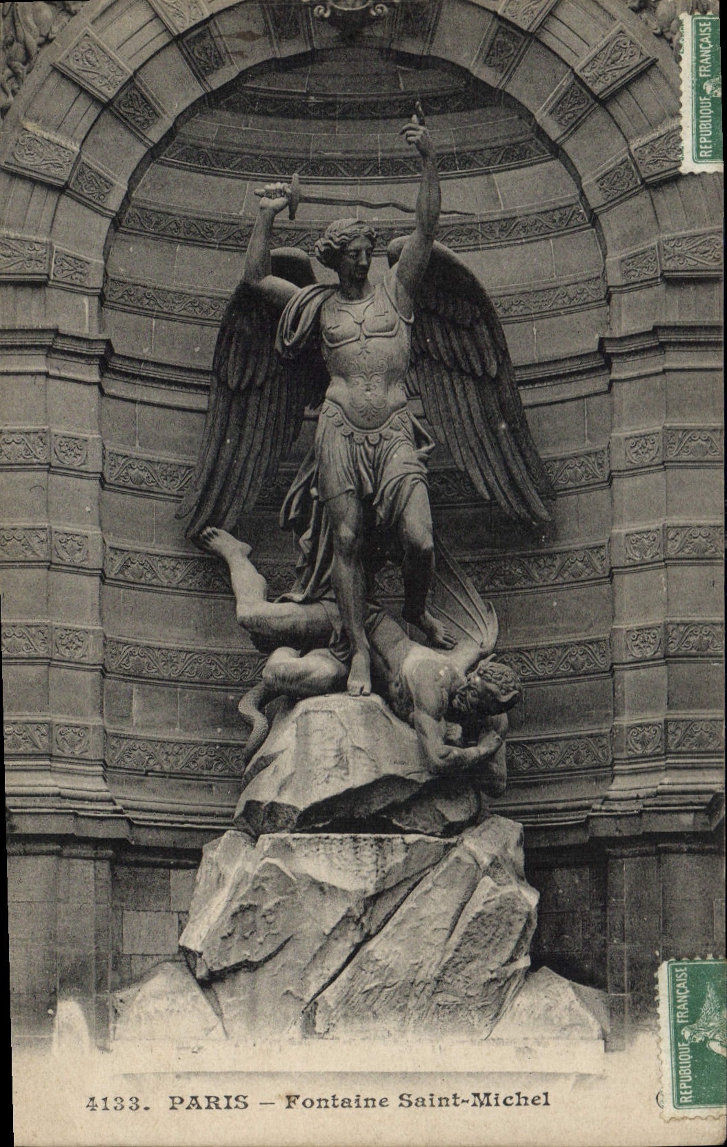 CPA Paris Fontaine Saint Michel 