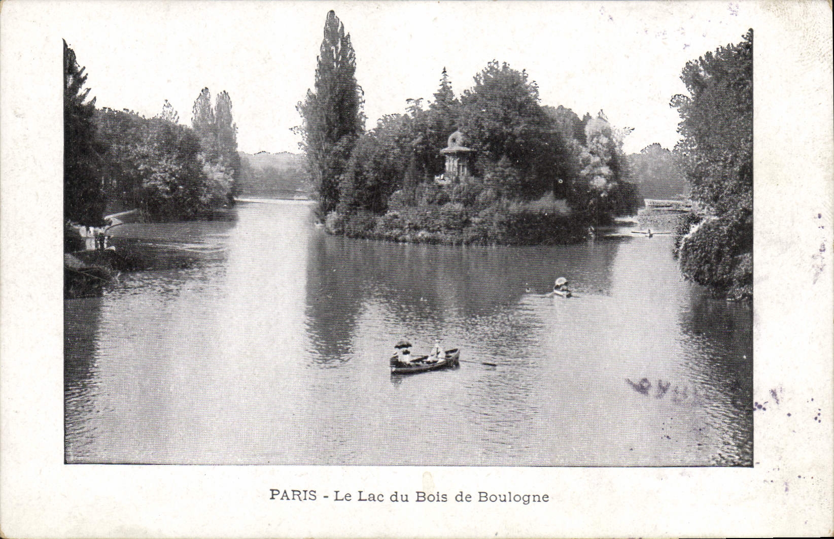 CPA Paris Le Lac du Bois de Boulogne 
