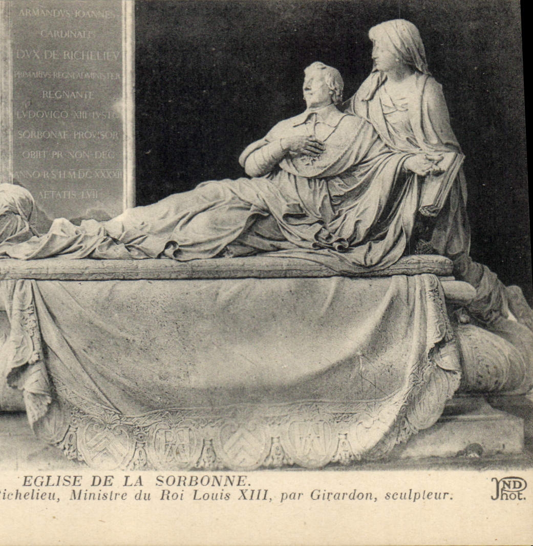 CPA Eglise de la Sorbonne Ministre du Roi Louis XIII