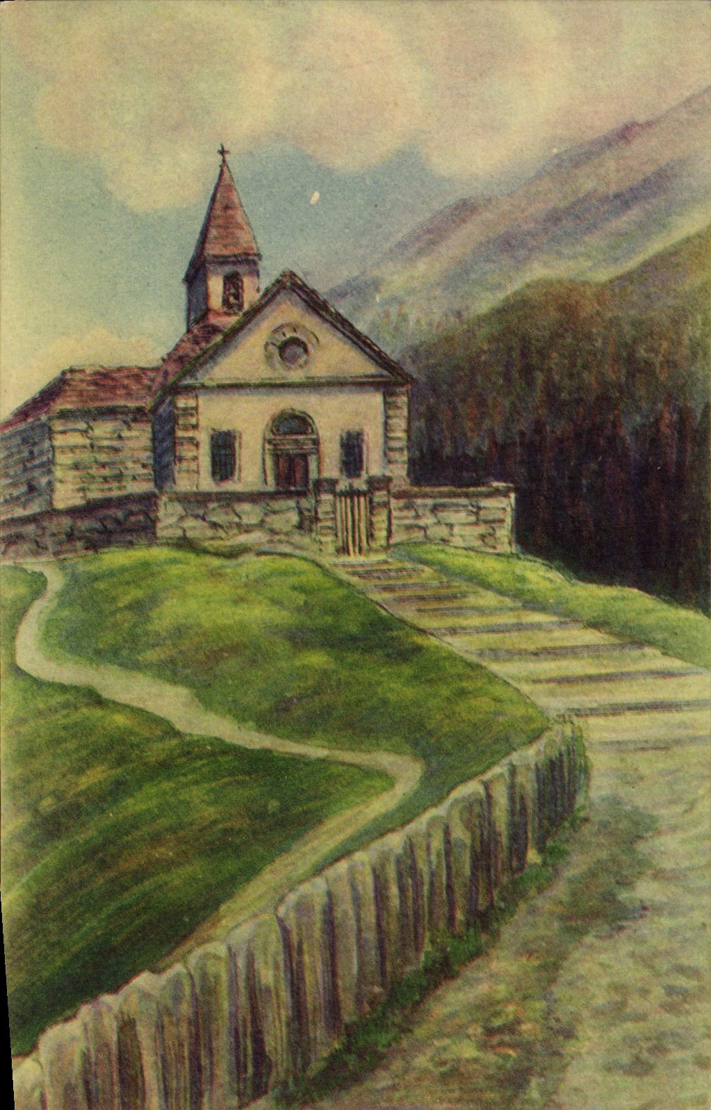 CPA Fantaisie Chapelle