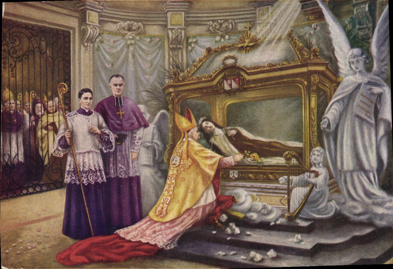 CPA Devant la Chasse de Ste Therese de l'Enfant Jesus 