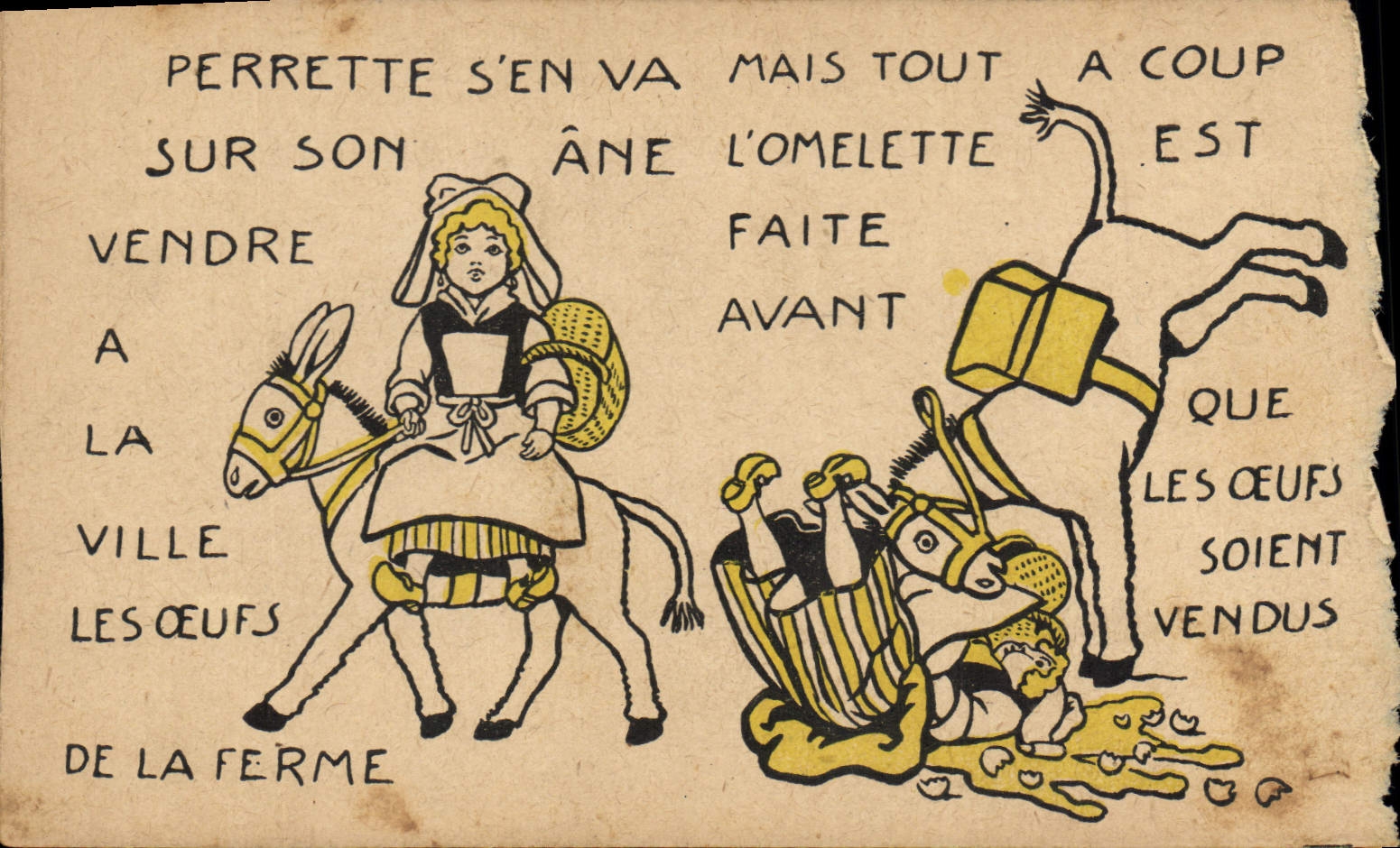 CPA A la Ville Les Ouefs de la Frme 