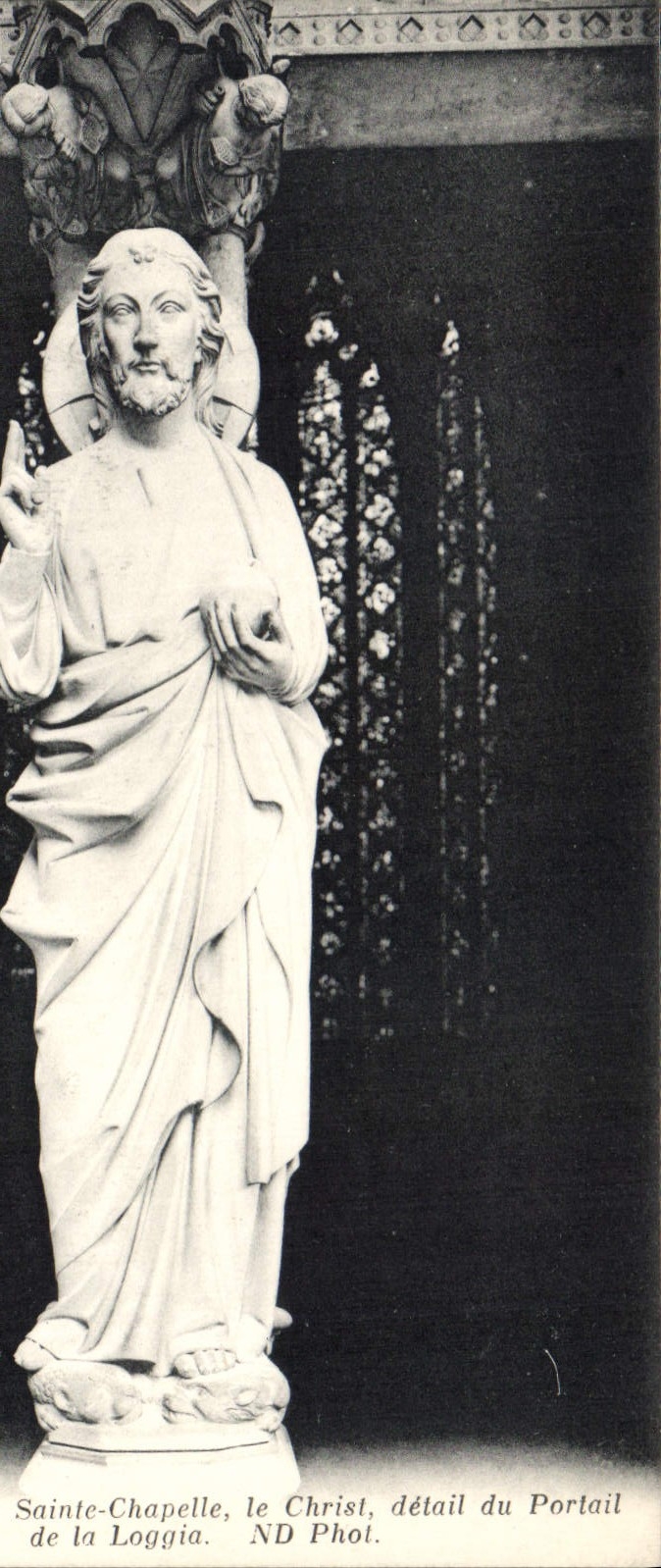 CPA Sainte Chapelle le Christi detail du Portail de la Loggia