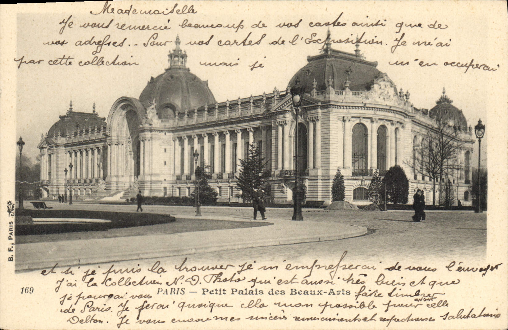 CPA Paris Petit Palais des Beaux Arts