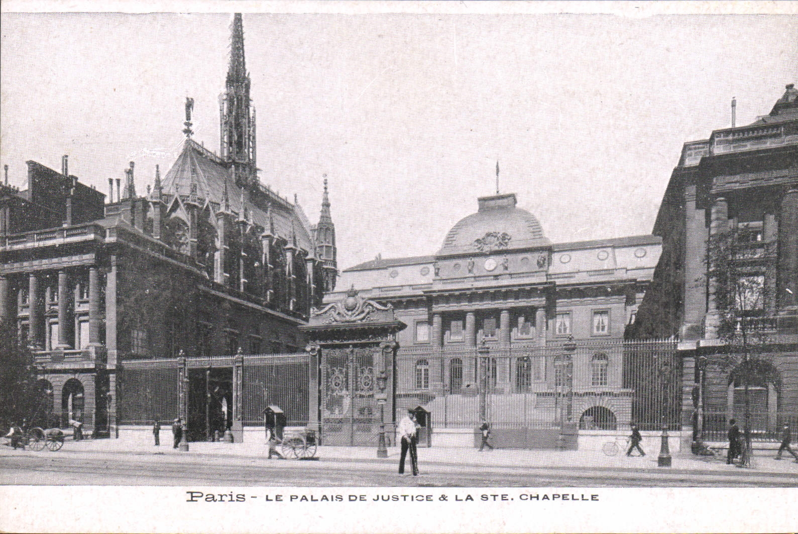 CPA Paris Le Palais de Justice et la Ste Chapelle 