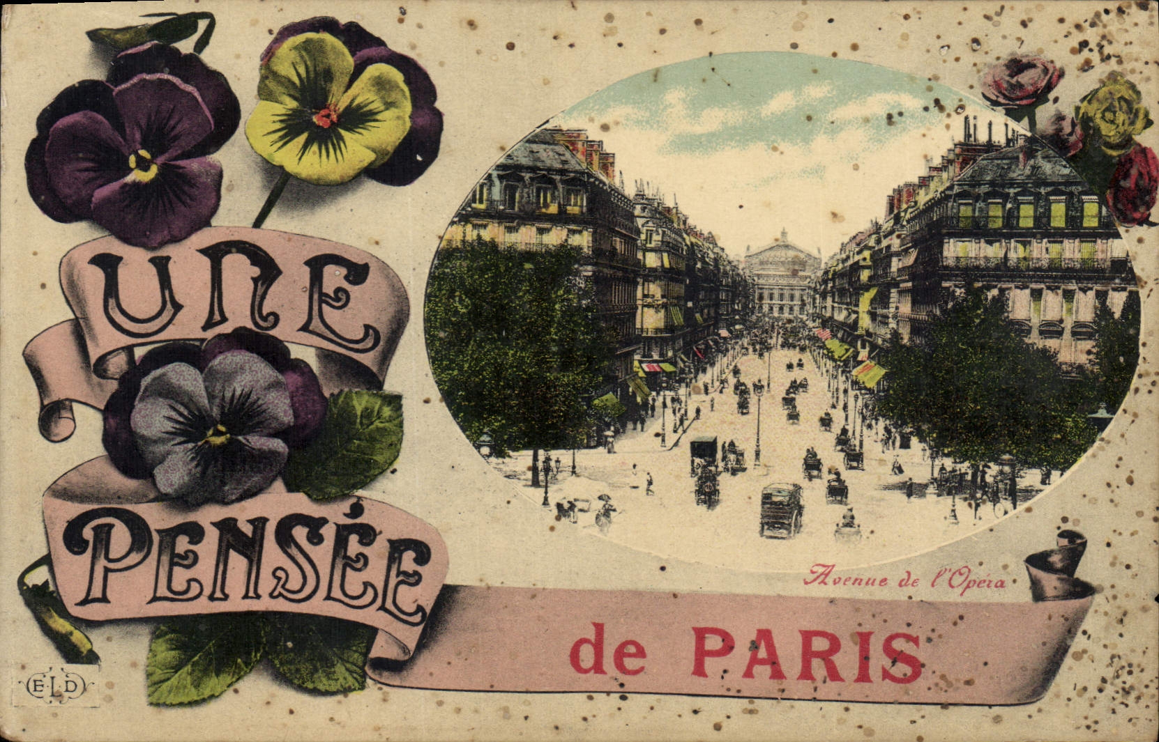CPA Pensee de Paris Avenue de l'Opera 