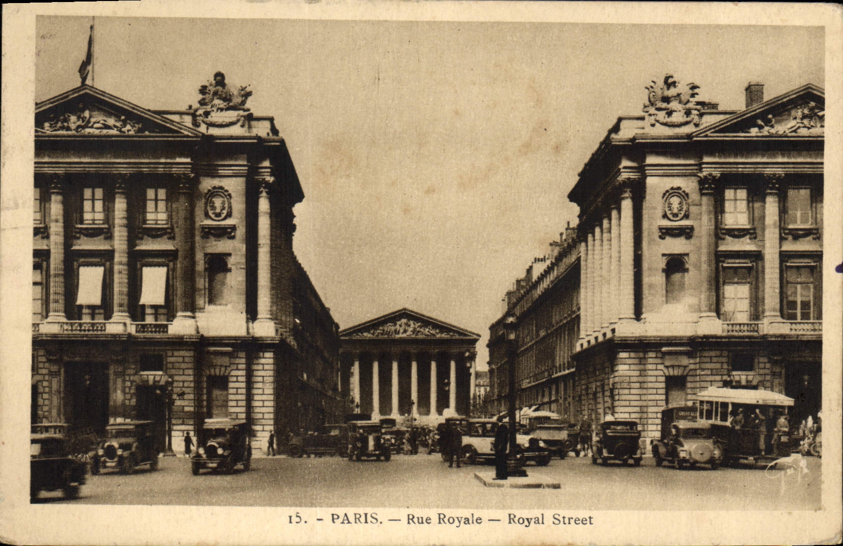 CPA Paris Rue Royale 