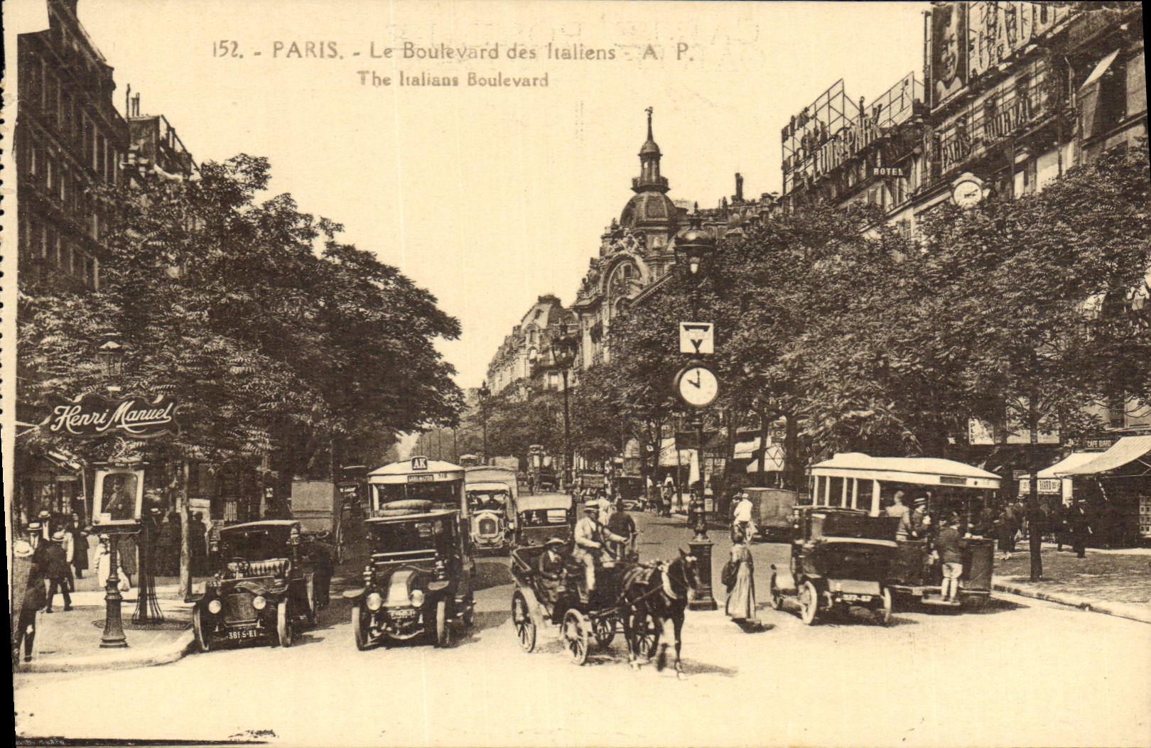 CPA Paris Le Boulevard des Itallens 