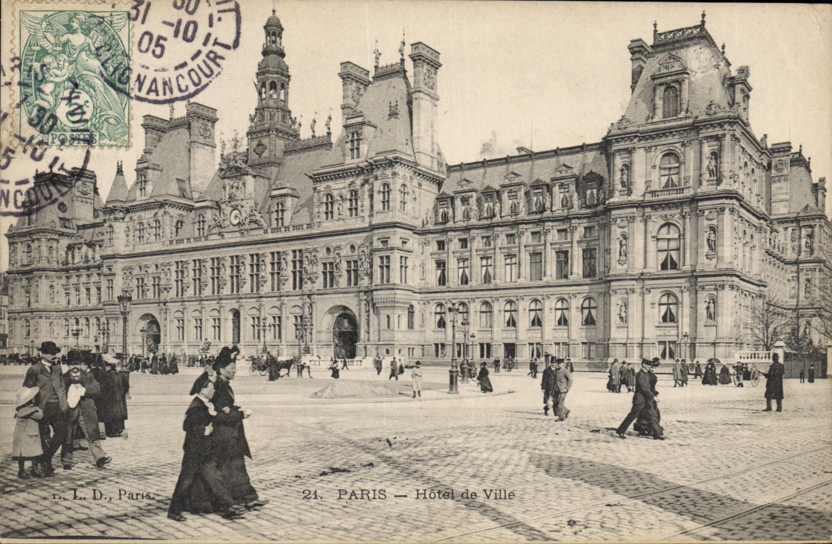 CPA Paris Hotel de Ville 