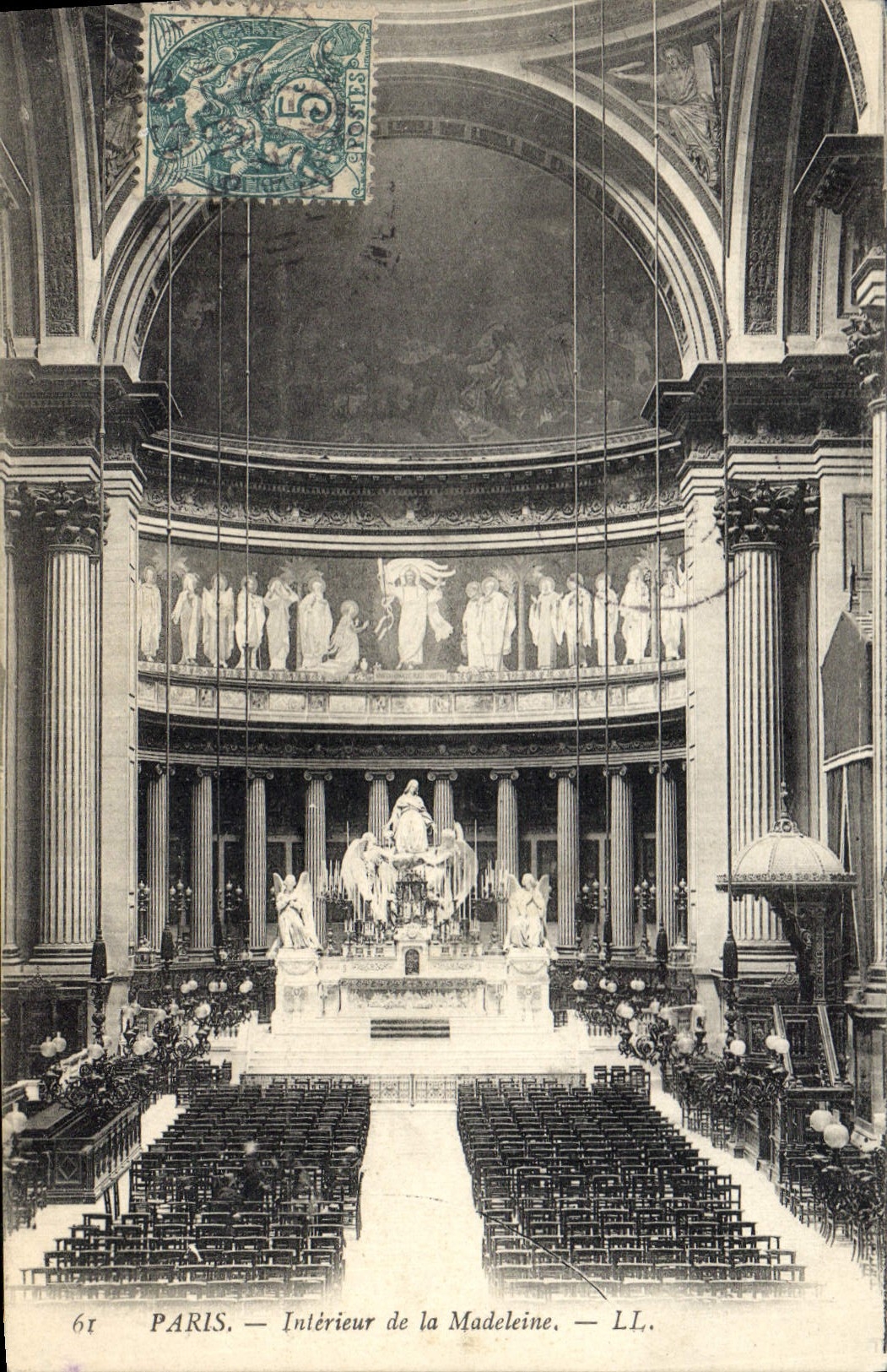 CPA Paris Interieur de la Madeleine 