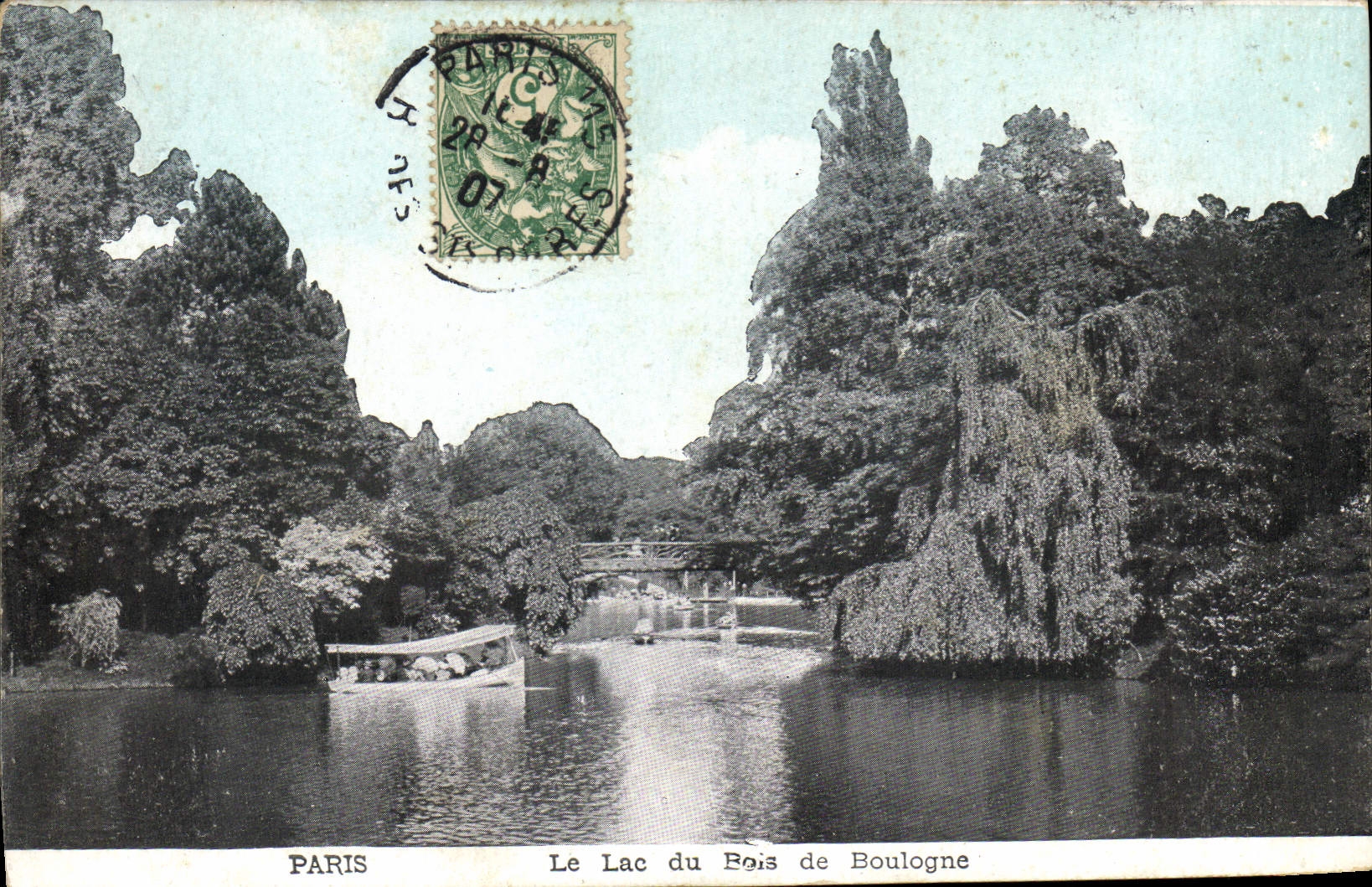 CPA Paris Le Lac du Bois de Boulogne 