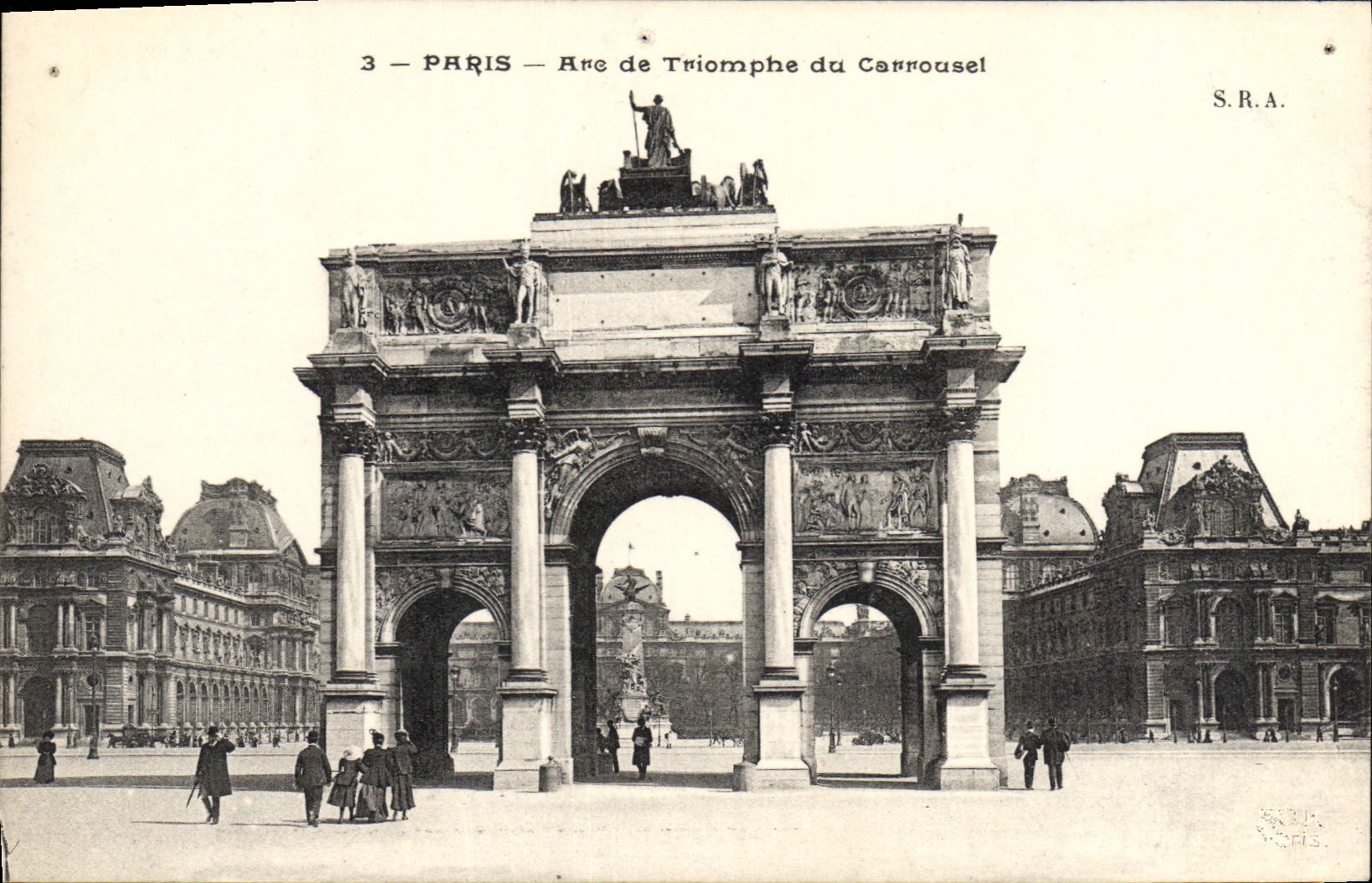 CPA Paris Arc de Triomphe du Carrousel 