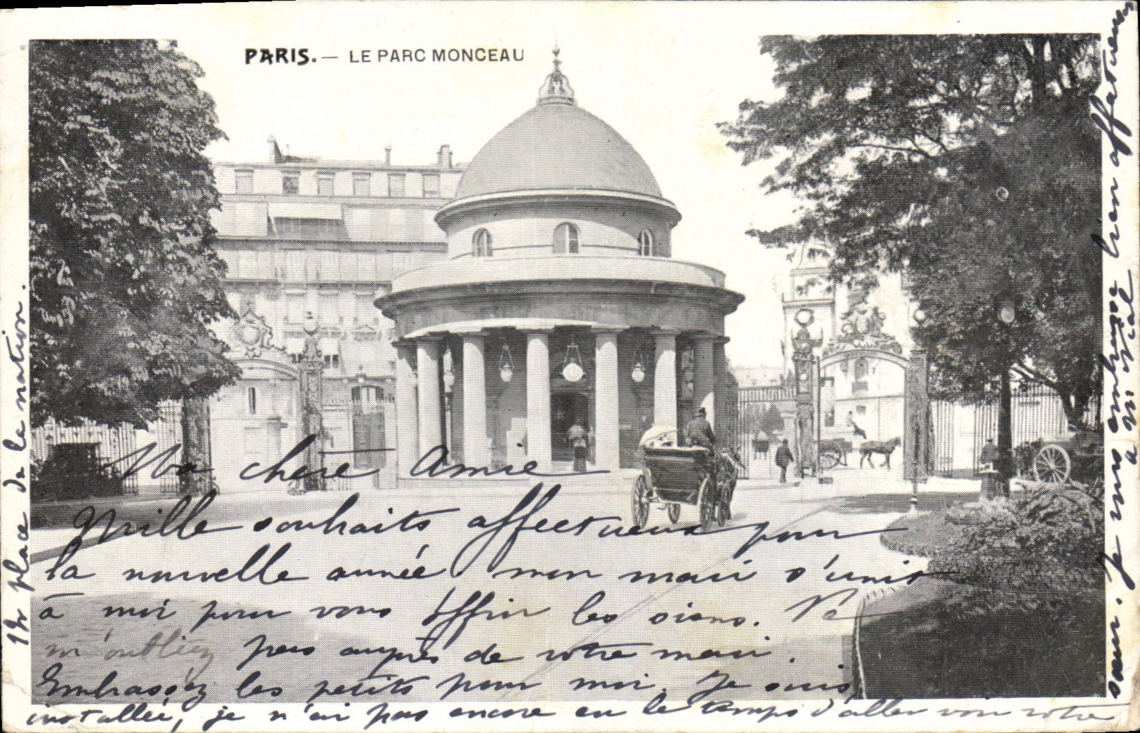 CPA Paris Le Parc Monceau