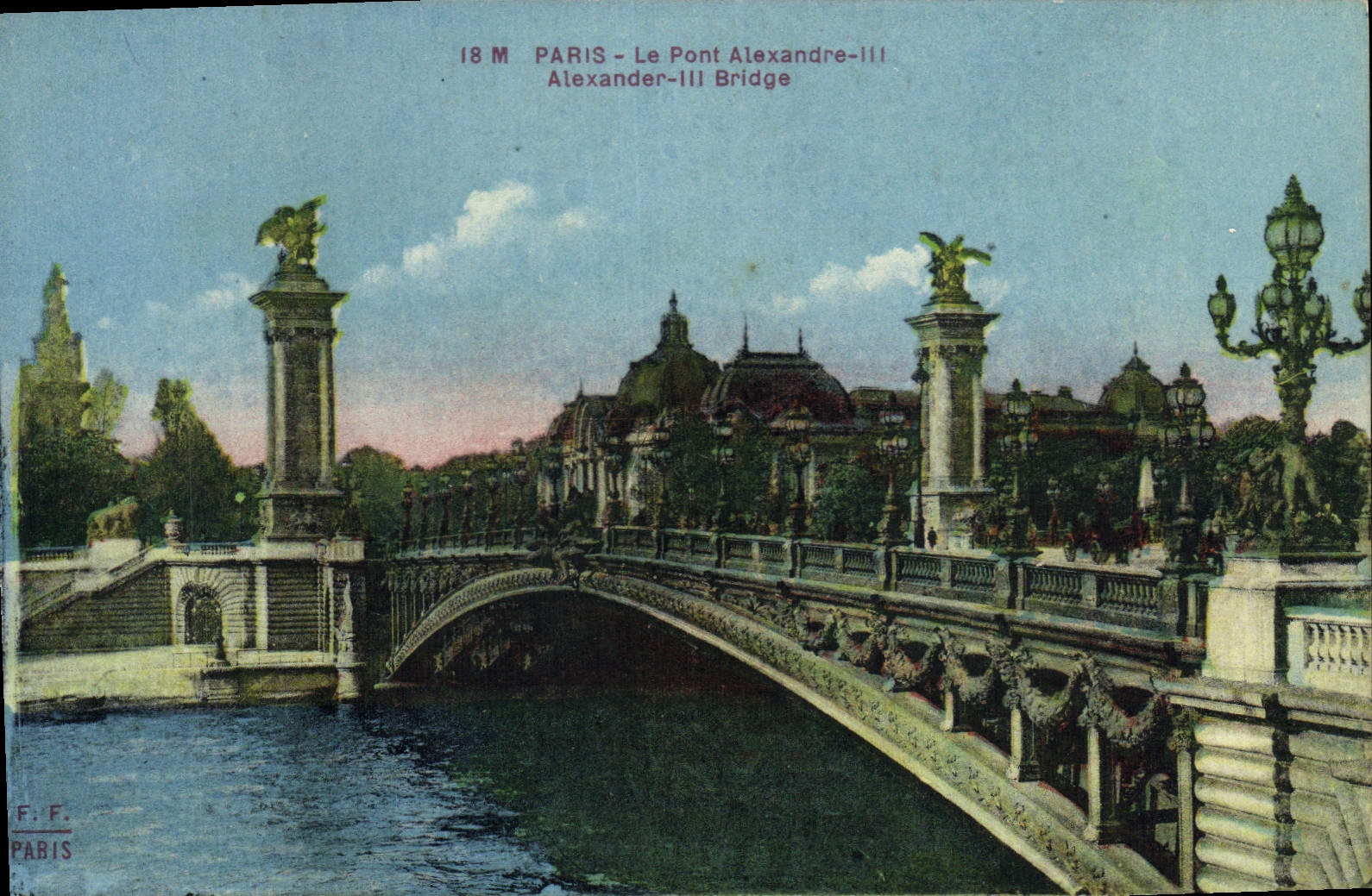 CPA Paris Le Pont Alexandre III 