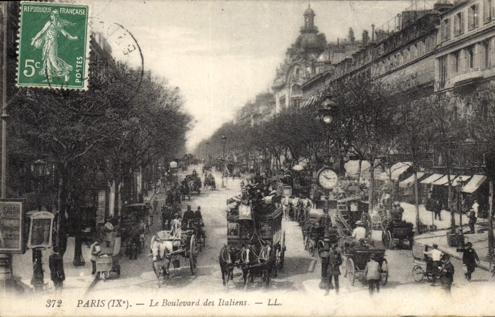 CPA Paris IX Le Boulevard des Italiens