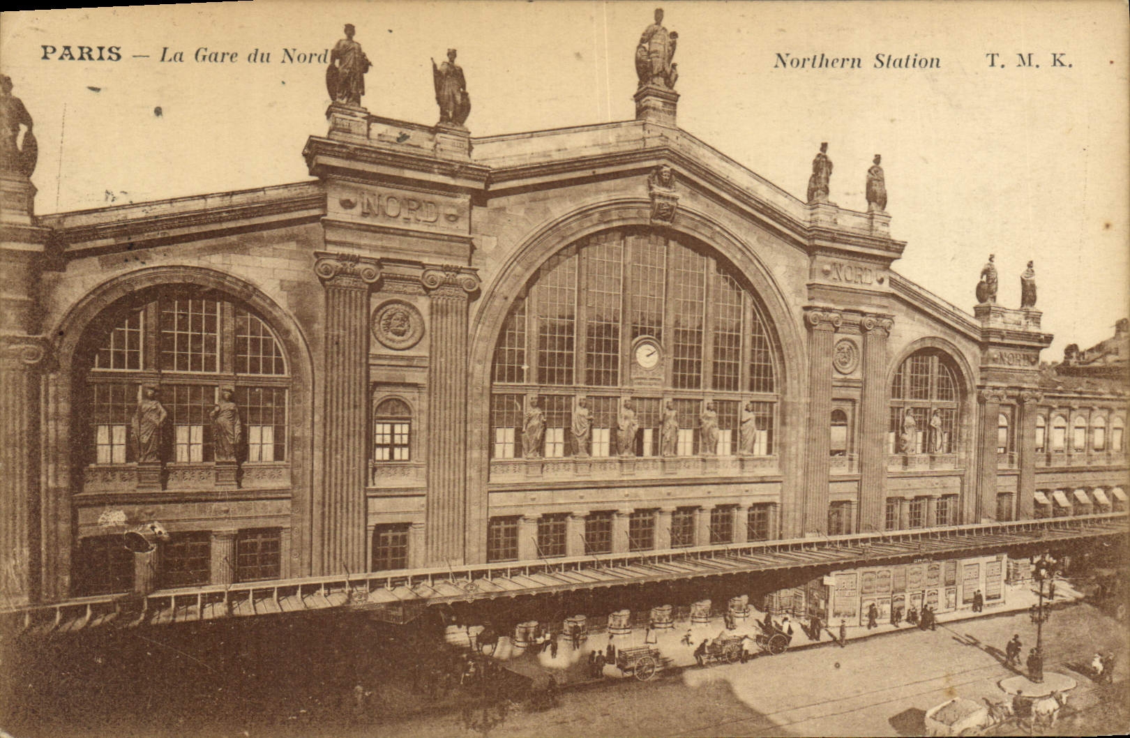 CPA Paris La Gare de Nord