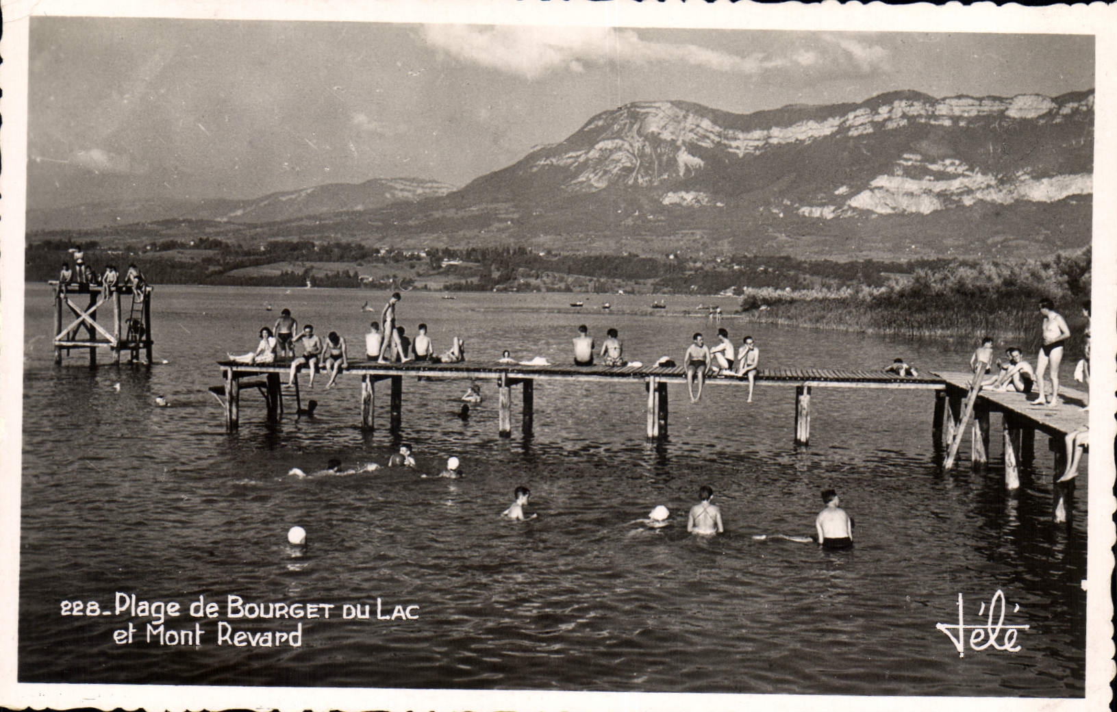 CPA Plage de Bourget du Lac et Mont Revard 