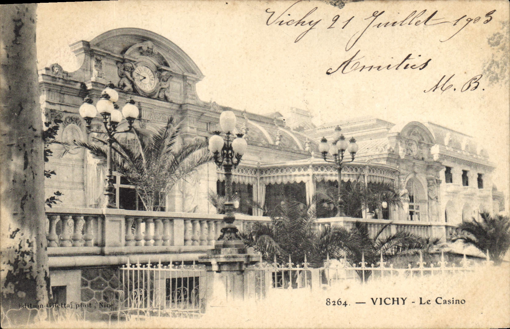 CPA Vichy Le Casino 