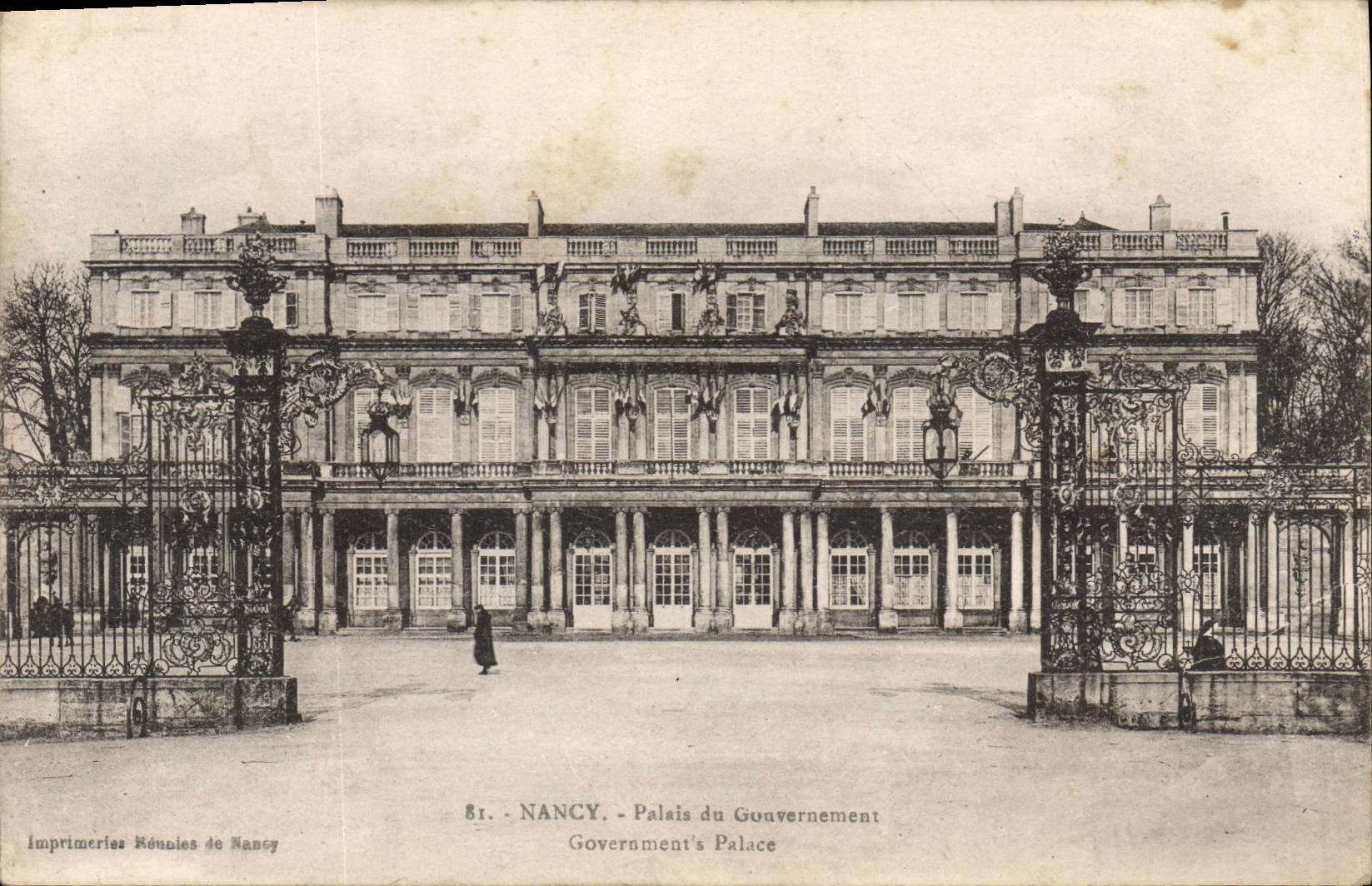 CPA Nancy Palais du Gouvernement 