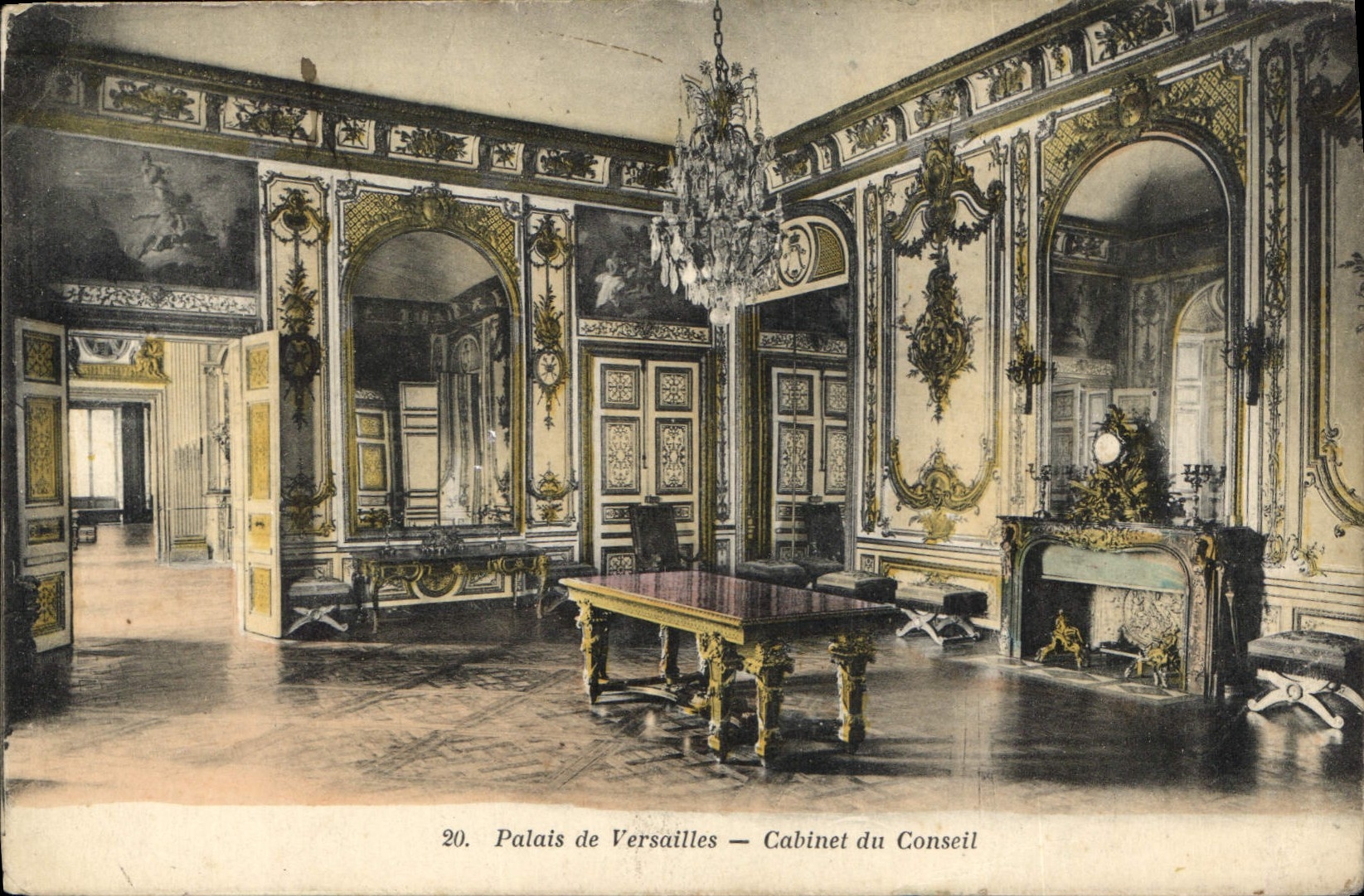 CPA Palais de Versailles Cabinet du Conseil 