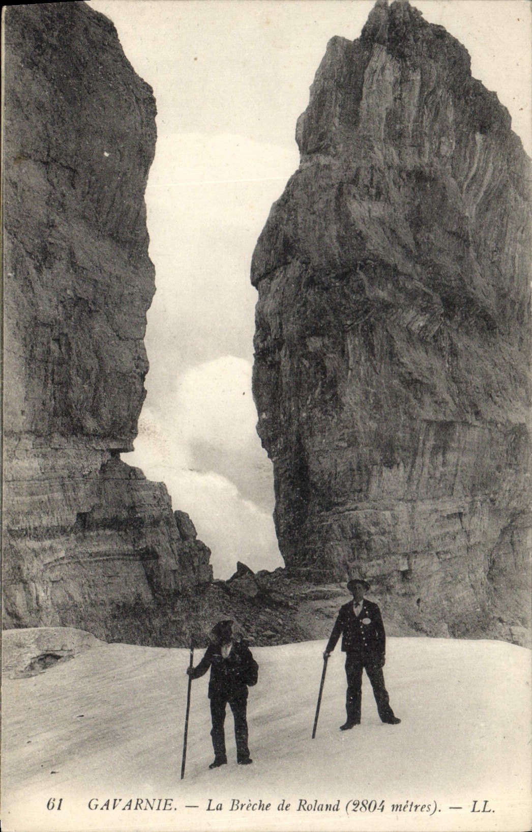 CPA Gavarnie La Breche de Roland 