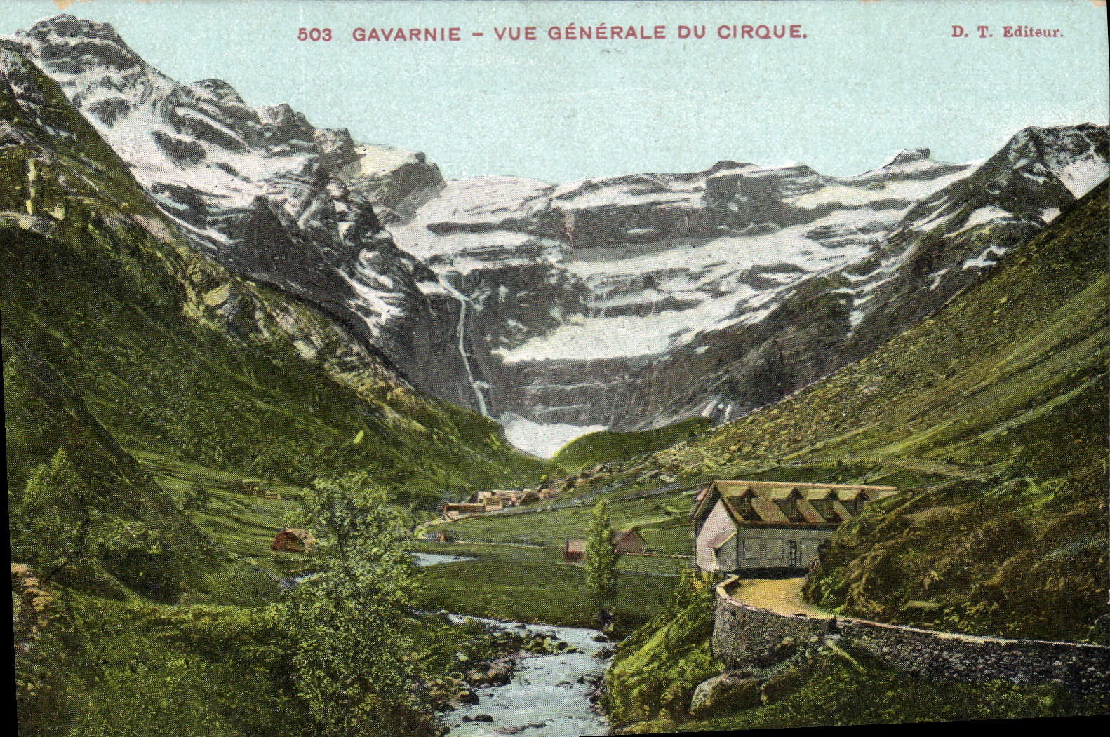 CPA Gavarnie Vue generale du Cirque 