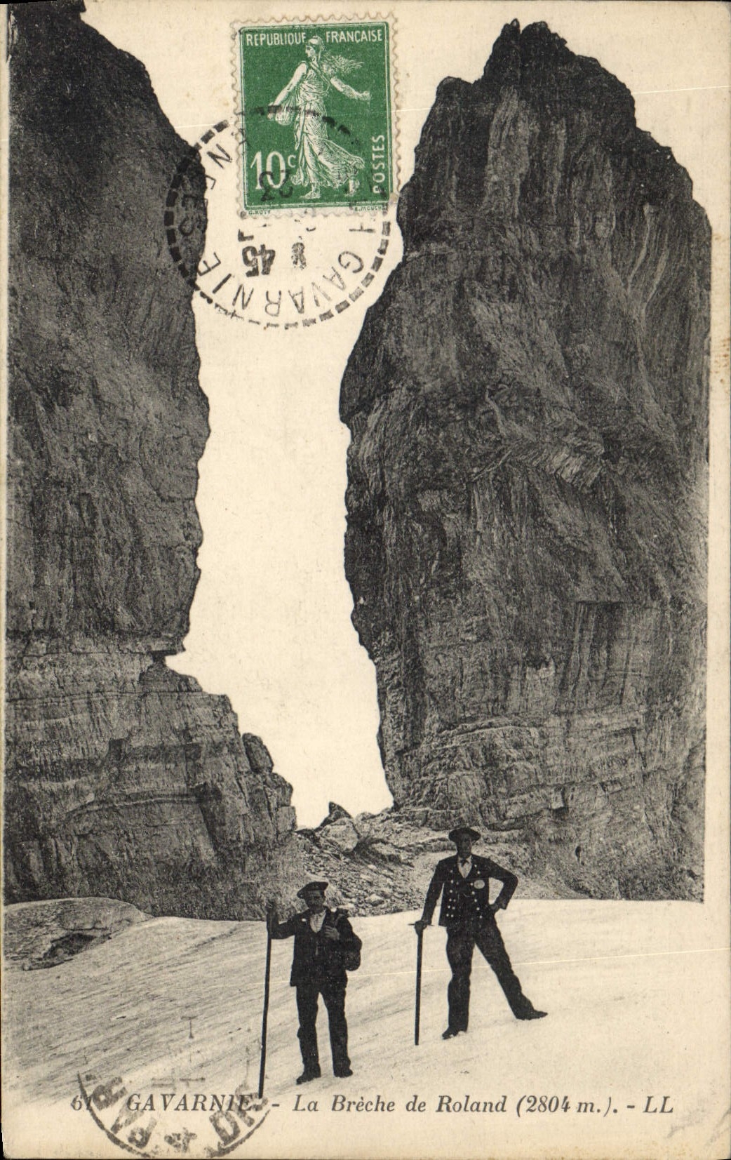 CPA Gavarnie La Breche de Roland 