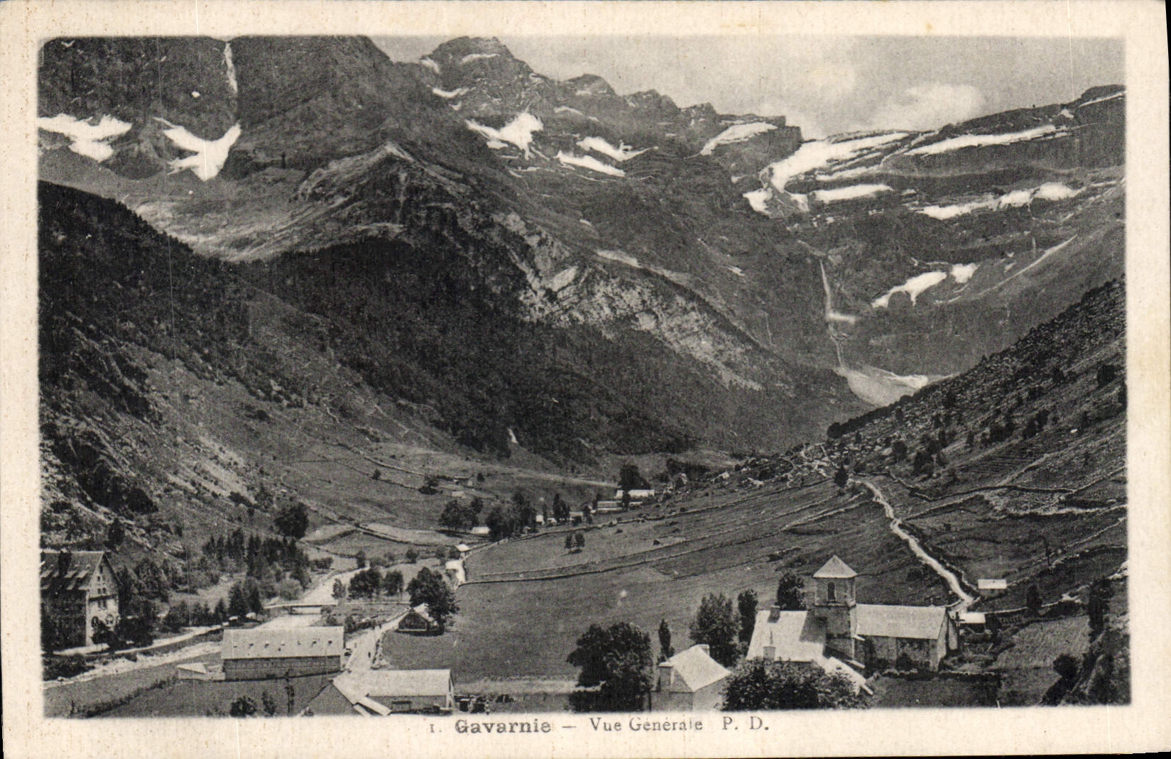 CPA Gavarnie Vue Generale 